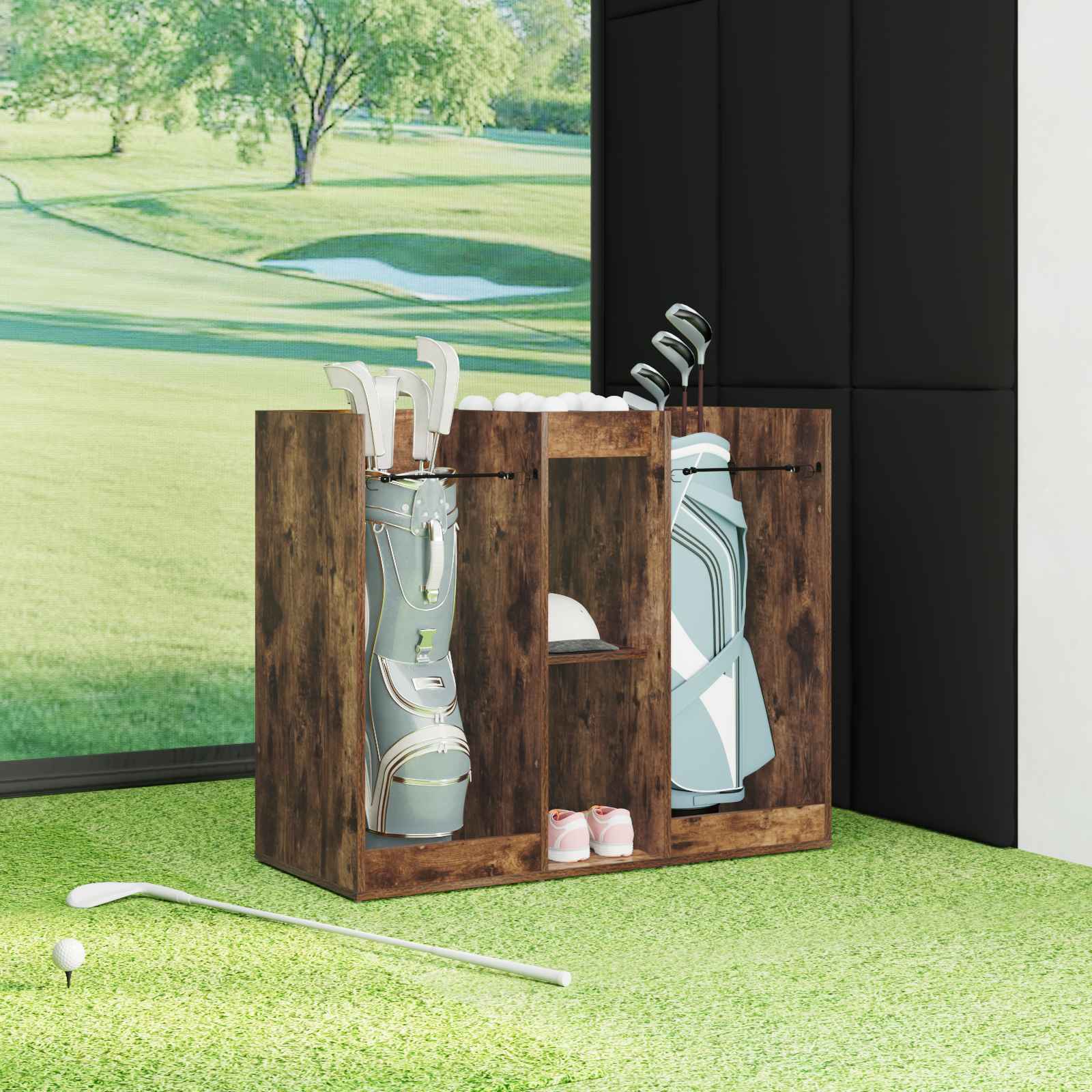 Golf ormar Jednobojno Dimljeni hrast 102 x 45 x 85,5 cm