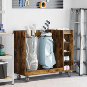 Golf ormar s kotačem Jednobojno Dimljeni hrast 120 x 45 x 98 cm
