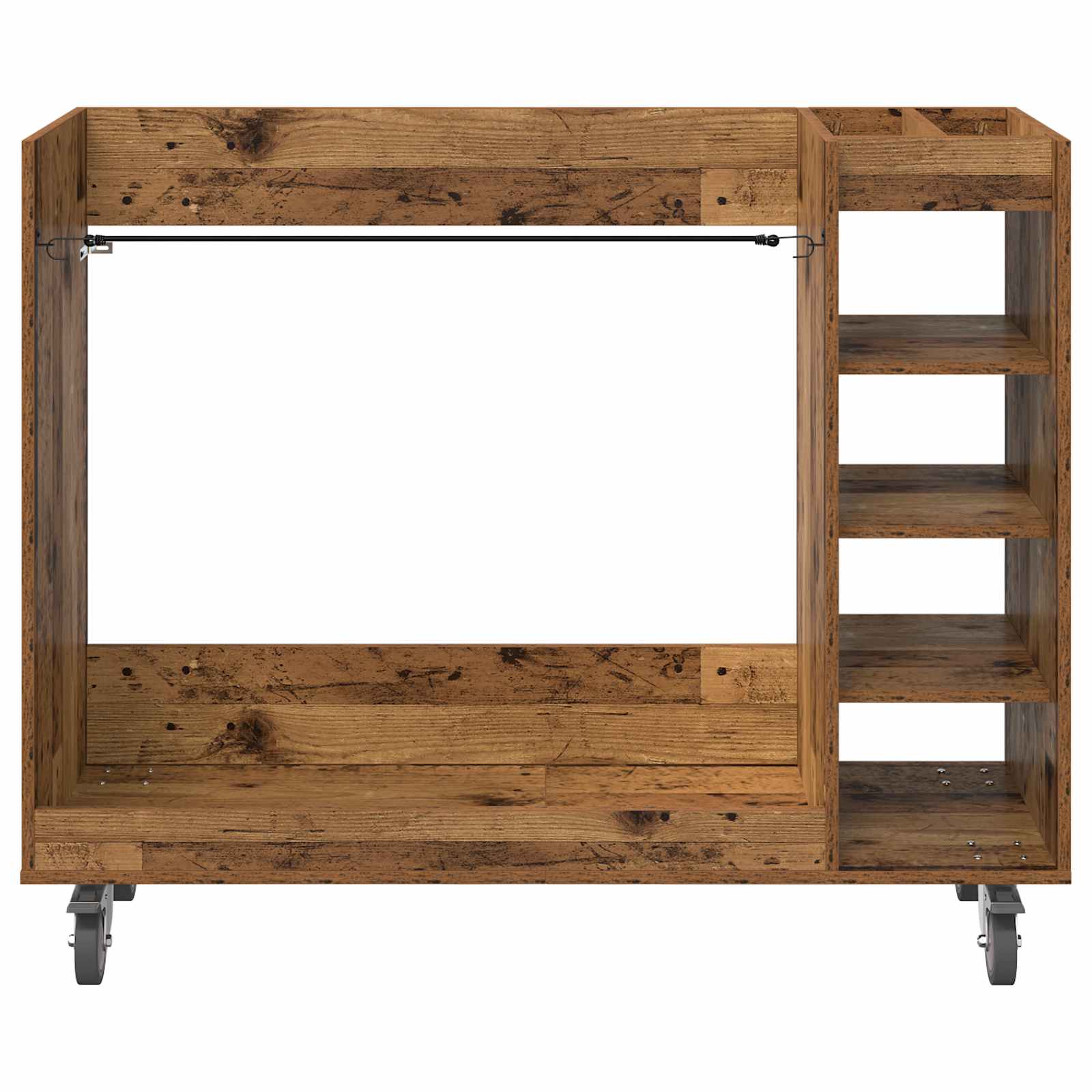 Golf ormar s kotačem Jednobojno Staro drvo 120 x 45 x 98 cm
