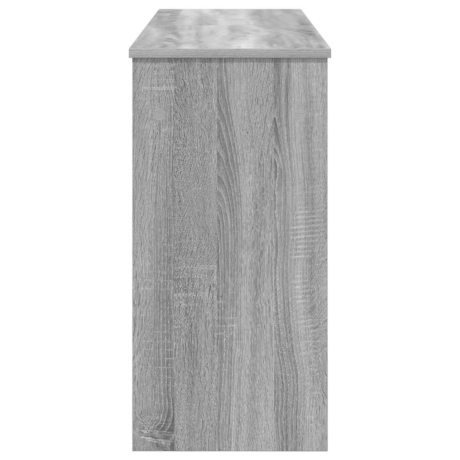 Stalak za klavijaturu Siva Sonoma 120 x 32 x 64 cm