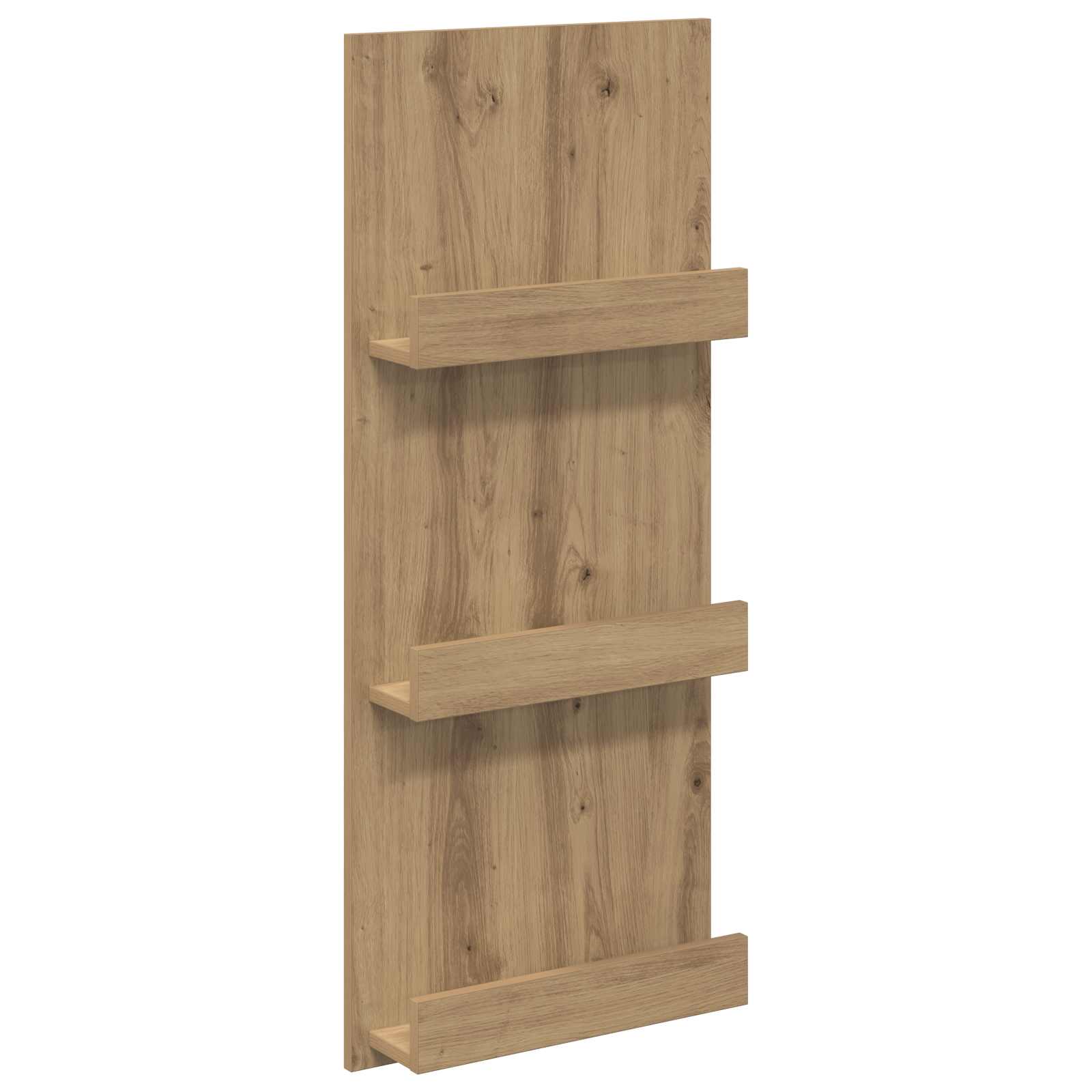 Polica za časopise s policom Umjetnički hrast 43 x 11 x 102 cm