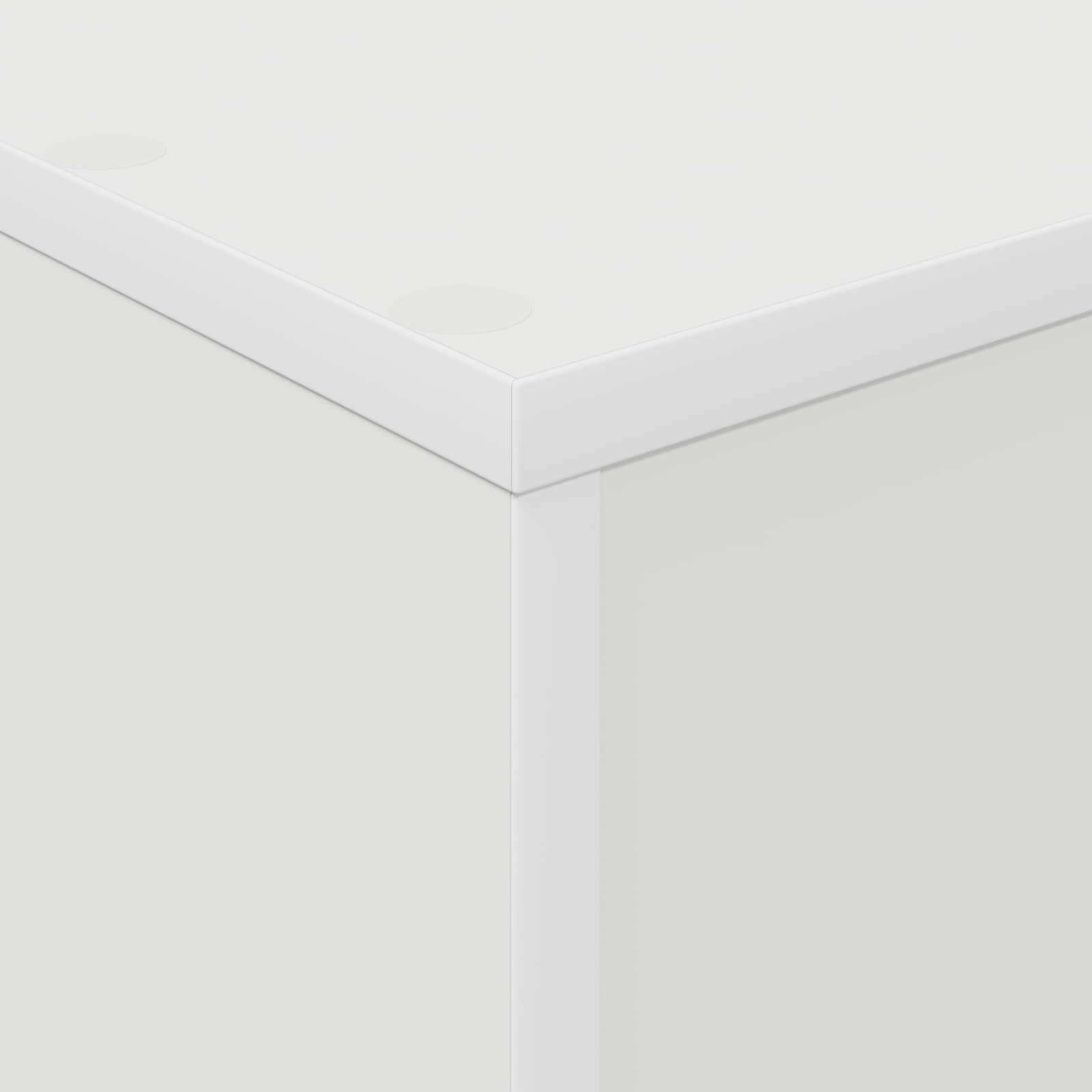 Polica za časopise Bijelo 70 x 41 x 126 cm Konstruirano drvo