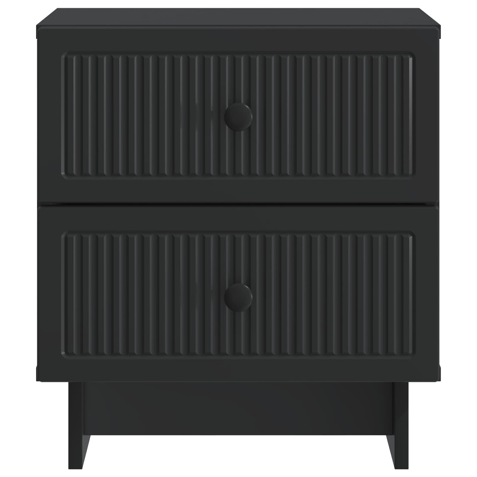 Noćni ormar Crna 43 x 34,5 x 47,5 cm Konstruirano drvo