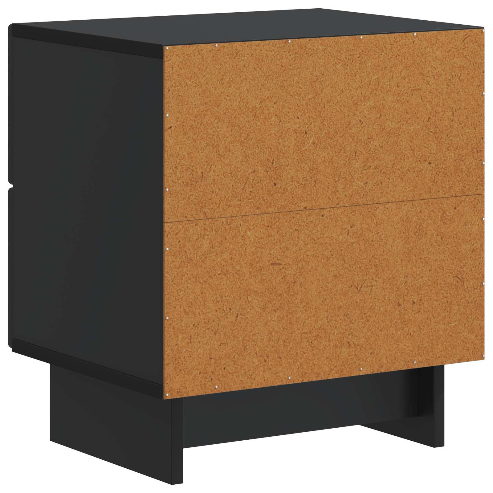Noćni ormar 2 pcs Crna 43 x 34,5 x 47,5 cm Konstruirano drvo