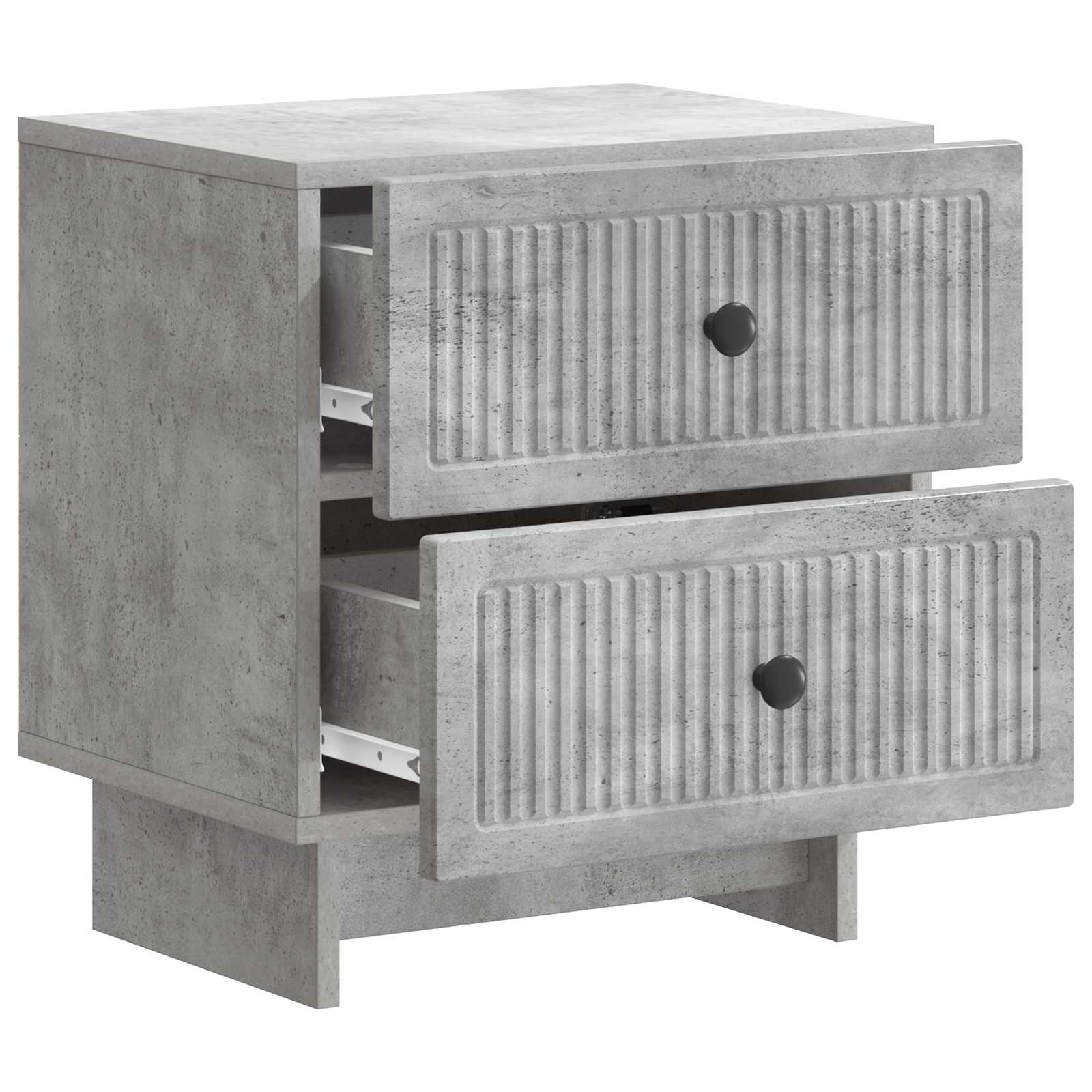 Noćni ormar Betonska siva 43 x 34,5 x 47,5 cm Konstruirano drvo
