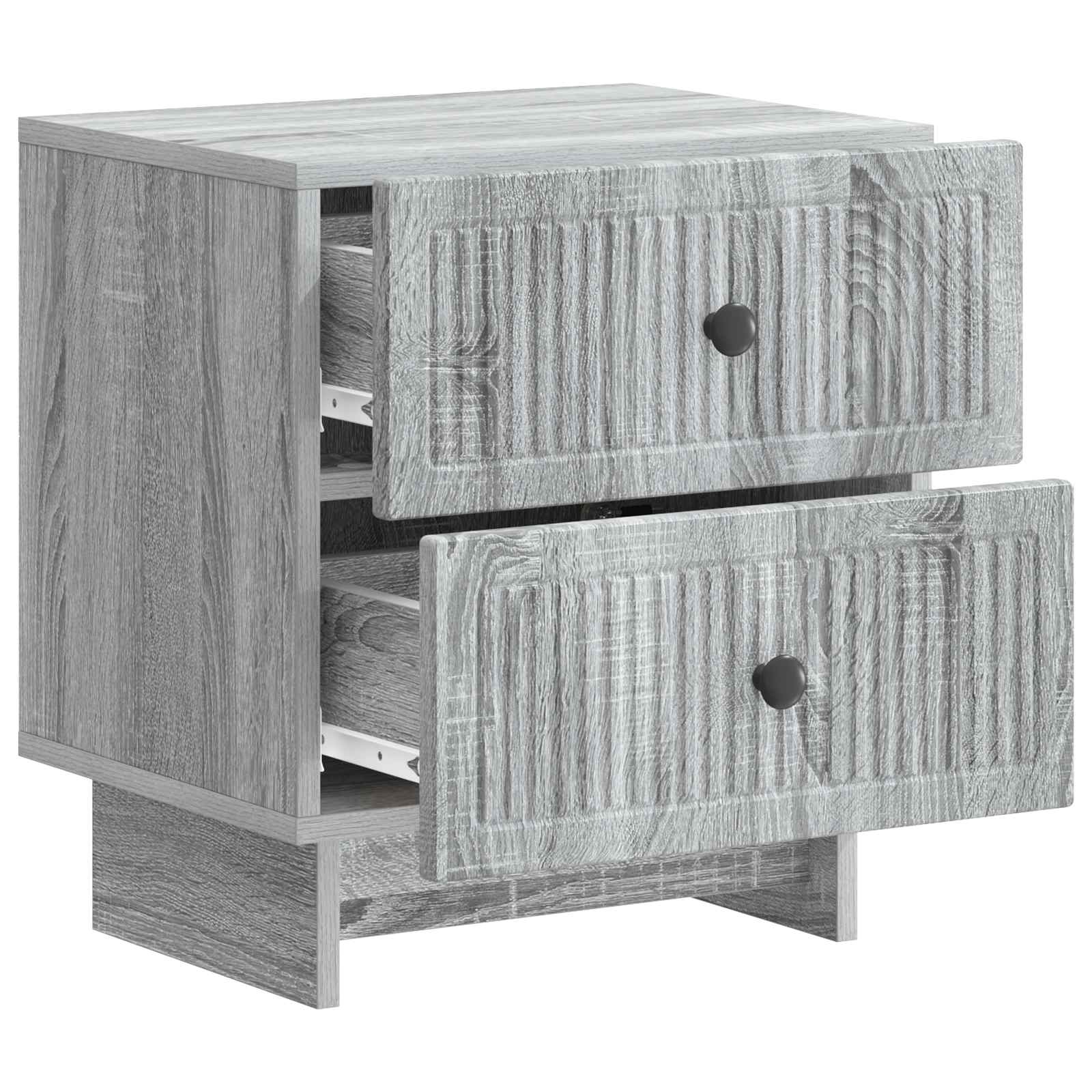 Noćni ormar Siva sonoma 43 x 34,5 x 47,5 cm Konstruirano drvo