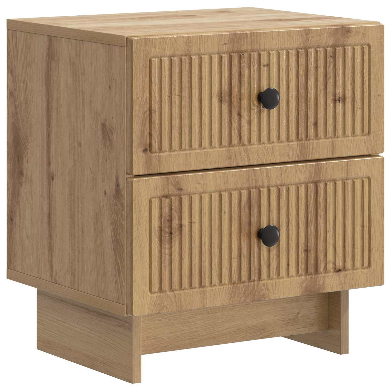 Noćni ormar s ladicama 2 pcs Hrast artisan 43 x 34,5 x 47,5 cm