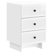 Noćni ormar s ladicama Bijela visokog sjaja 43 x 41 x 66,5 cm