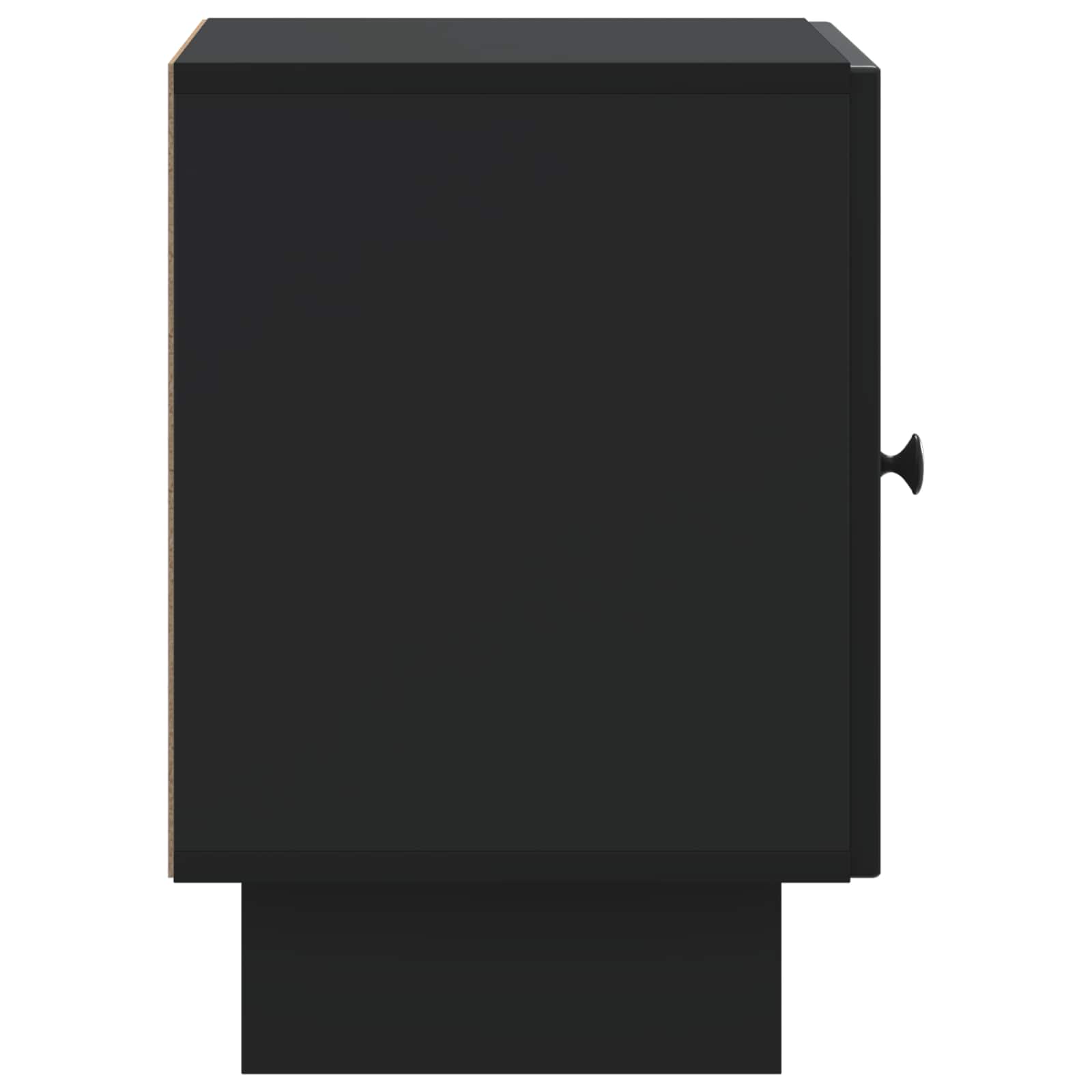 Noćni ormar 2 pcs Crna 43 x 34,5 x 50 cm Konstruirano drvo