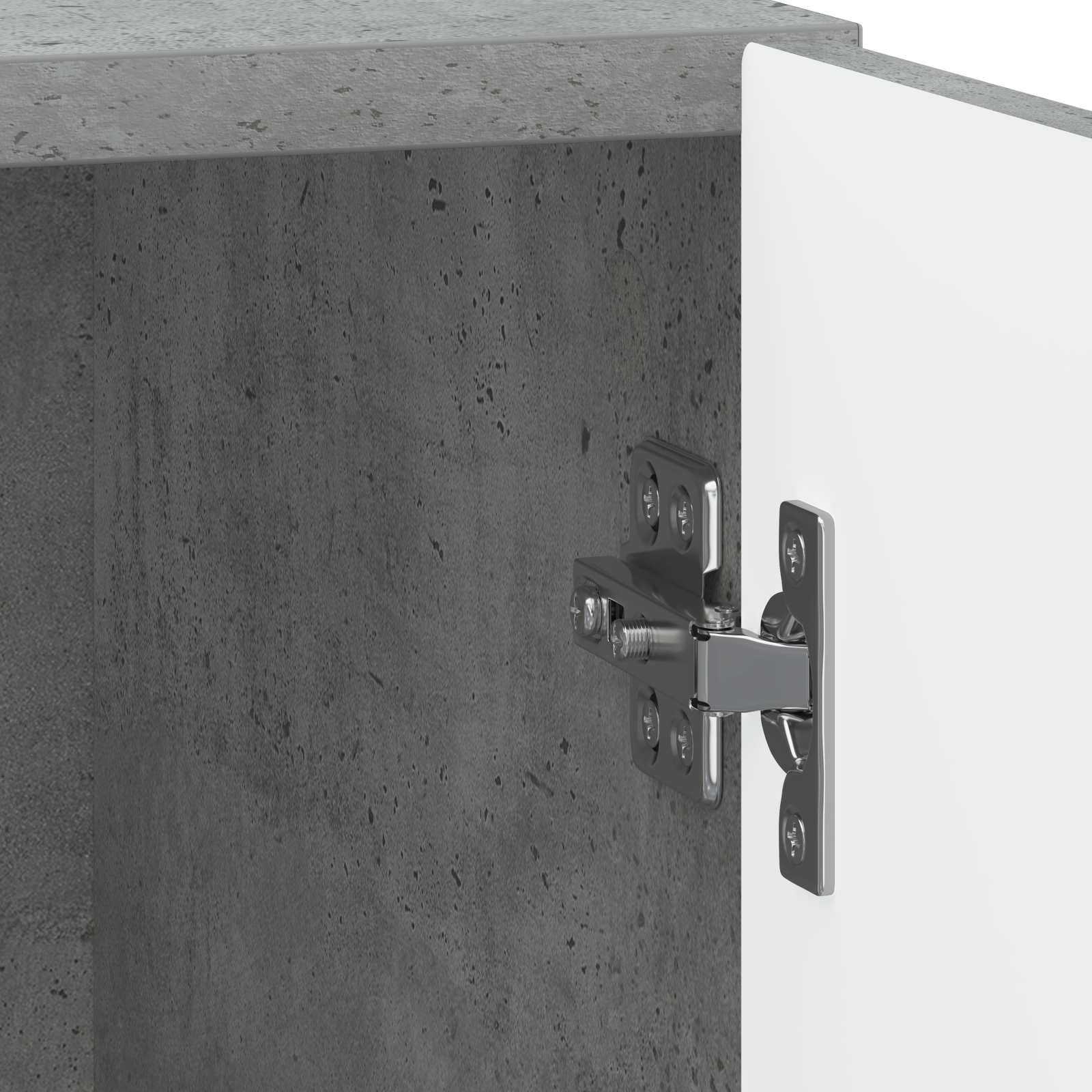 Noćni ormar 2 pcs Betonska siva 43 x 34,5 x 50 cm