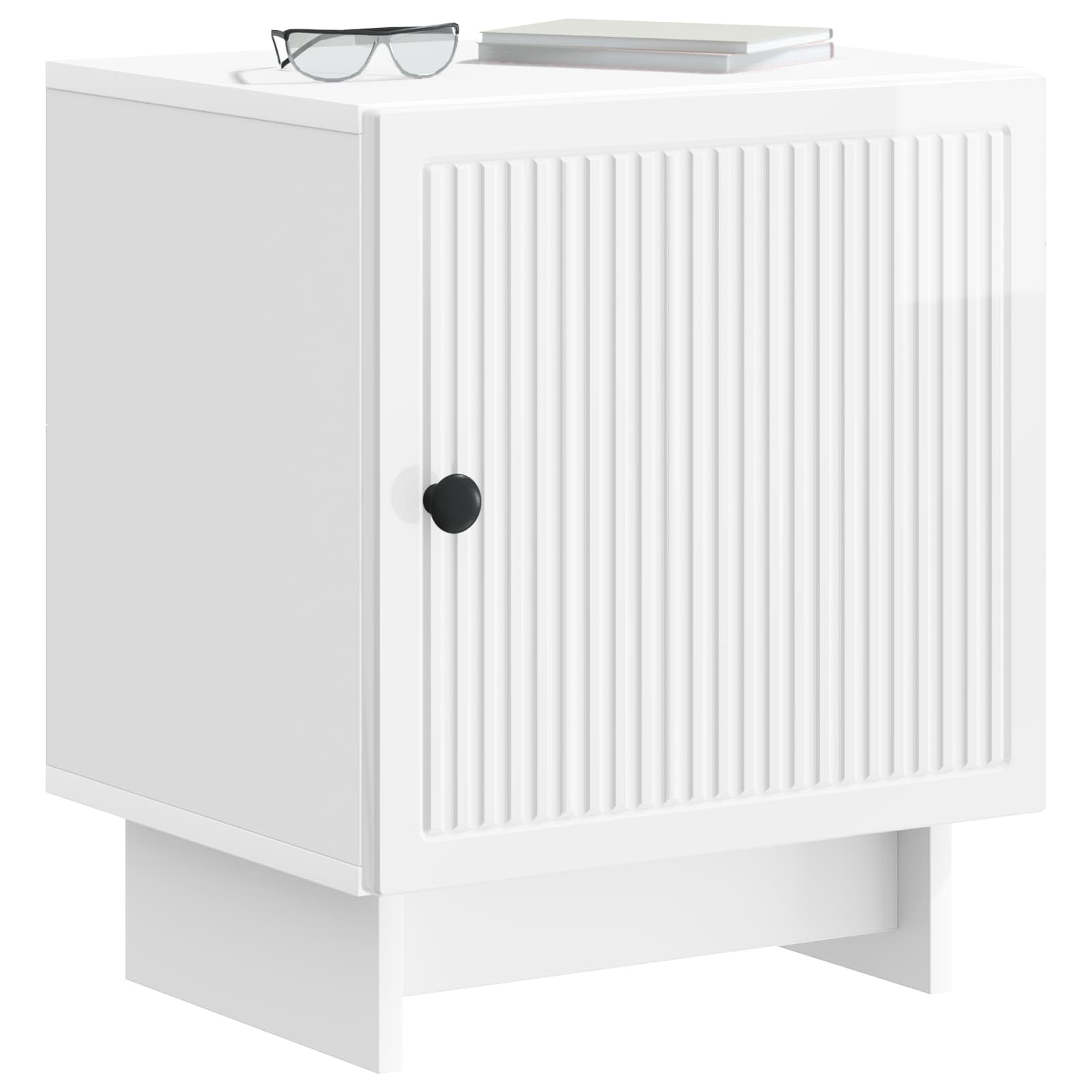 Noćni ormar 2 pcs Bijela visokog sjaja 43 x 34,5 x 50 cm