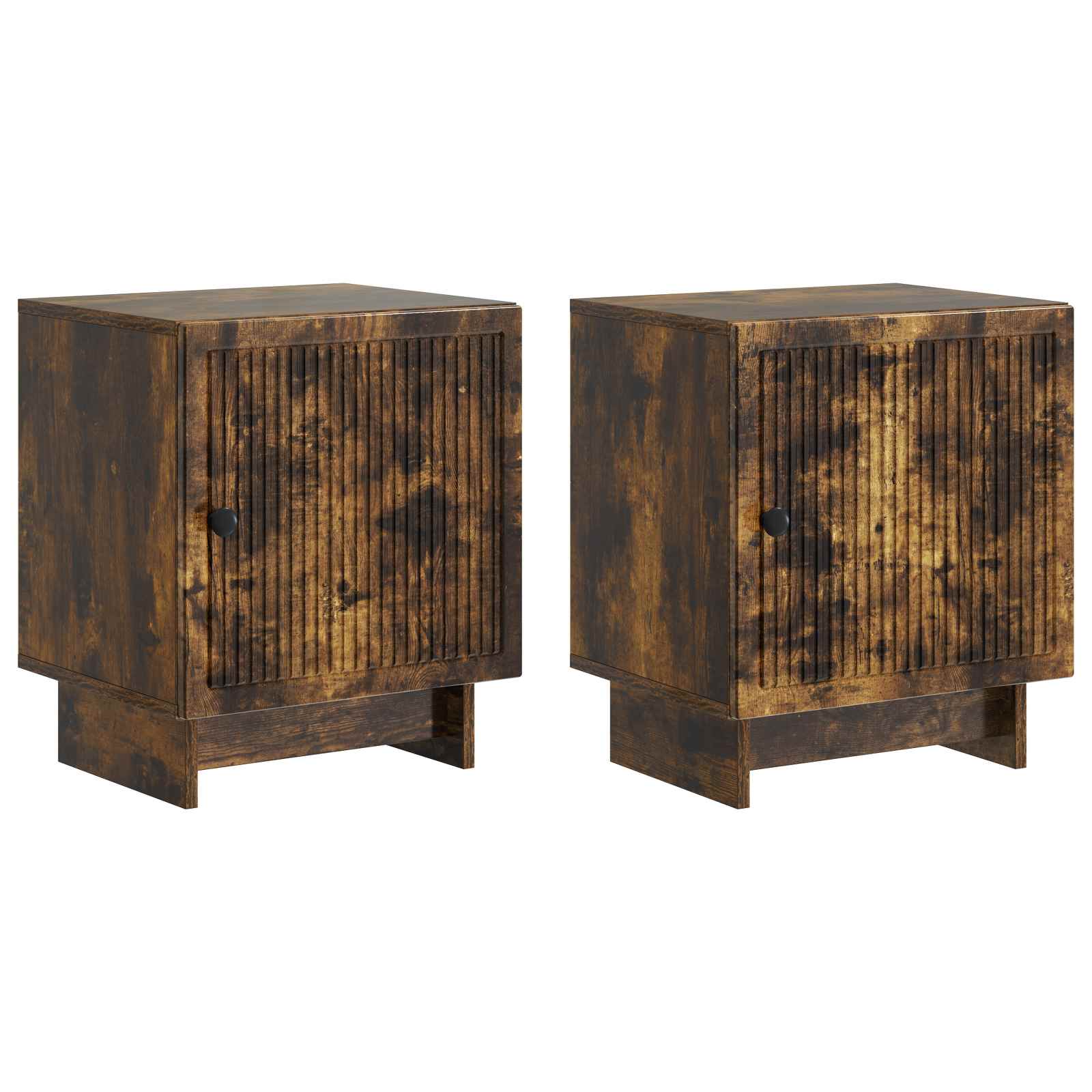 Noćni ormar 2 pcs Dimljeni hrast 43 x 34,5 x 50 cm