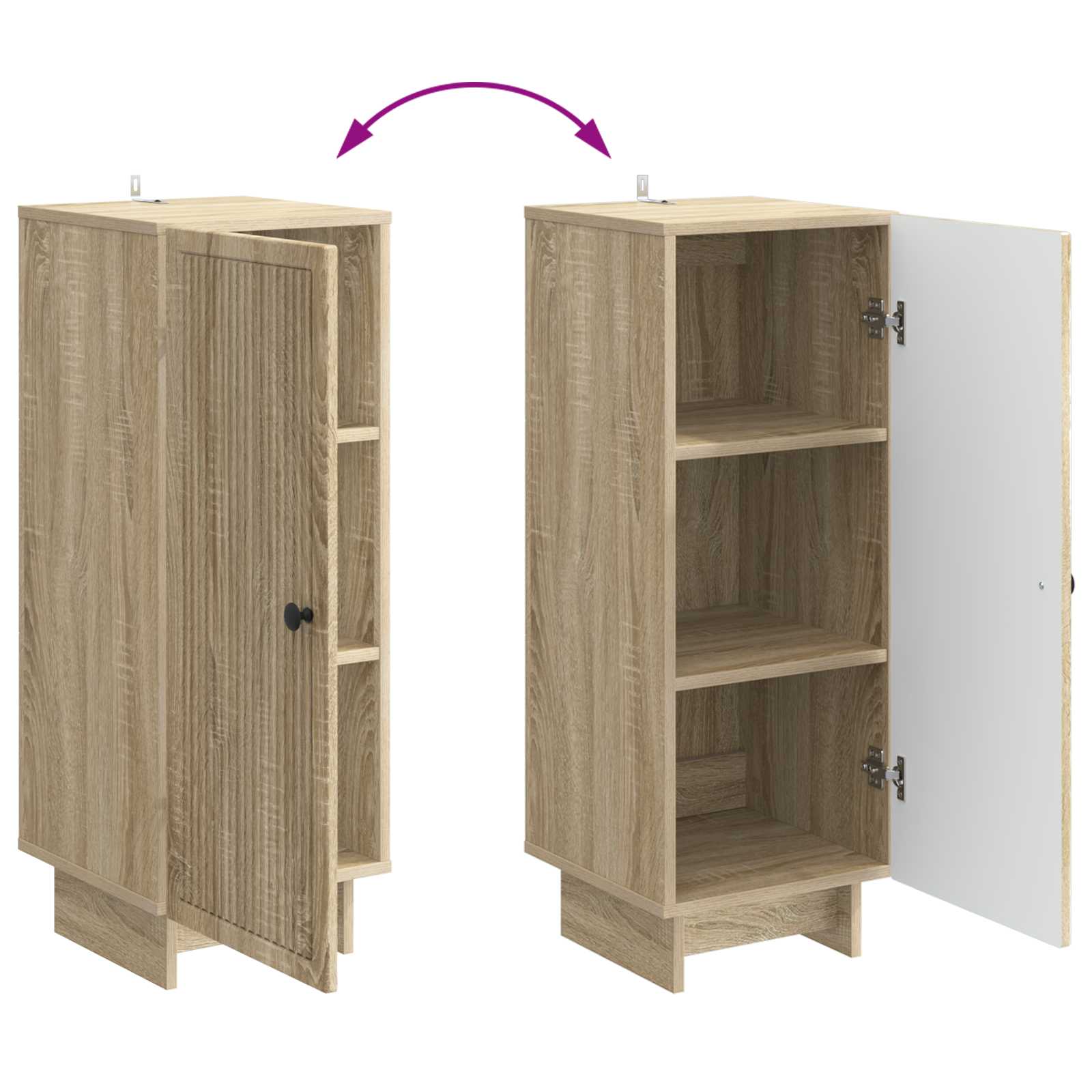 Kreveta Hrast sonoma 33 x 34,5 x 90 cm Konstruirano drvo