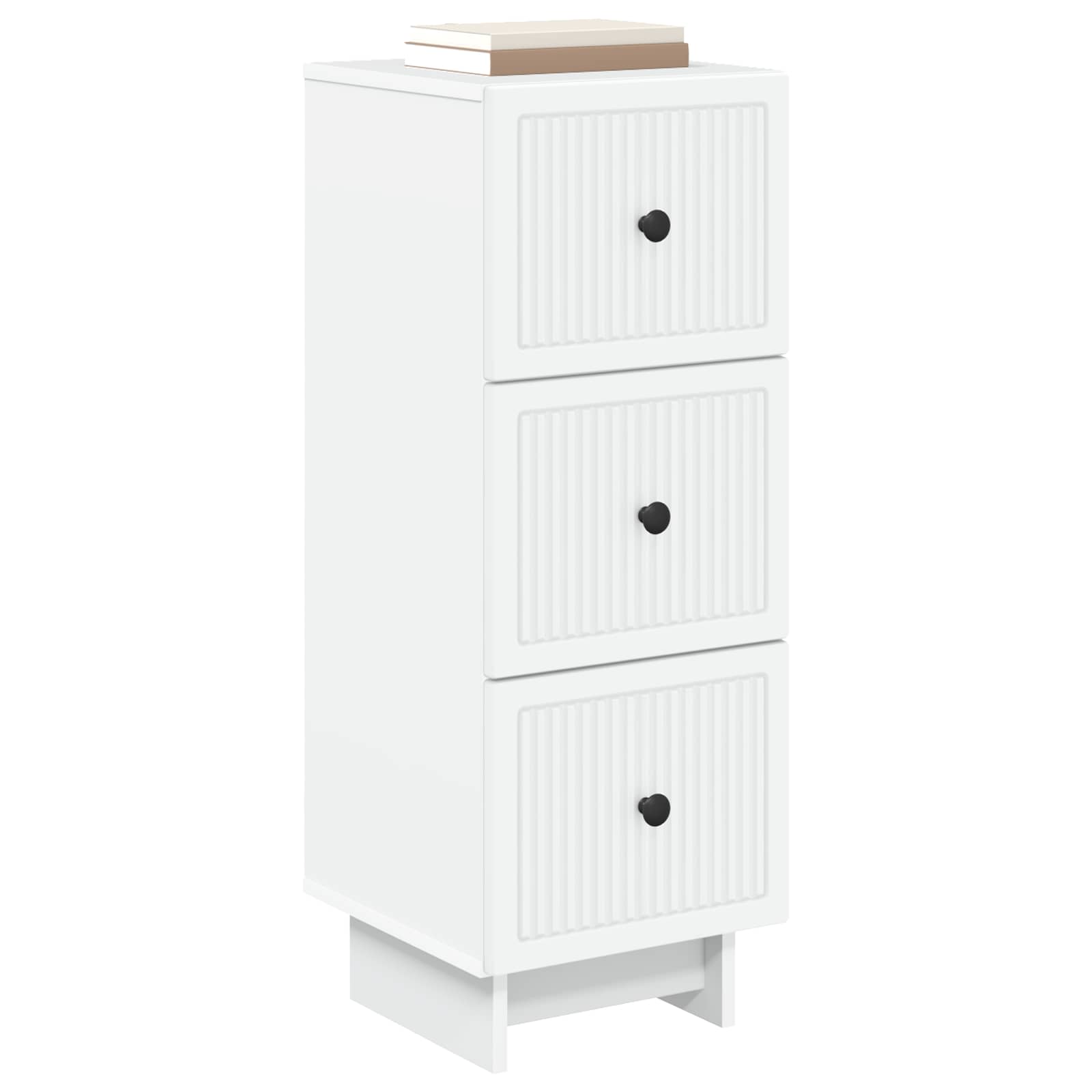 Ormar s ladicama Bijela 33 x 34,5 x 90 cm Konstruirano drvo