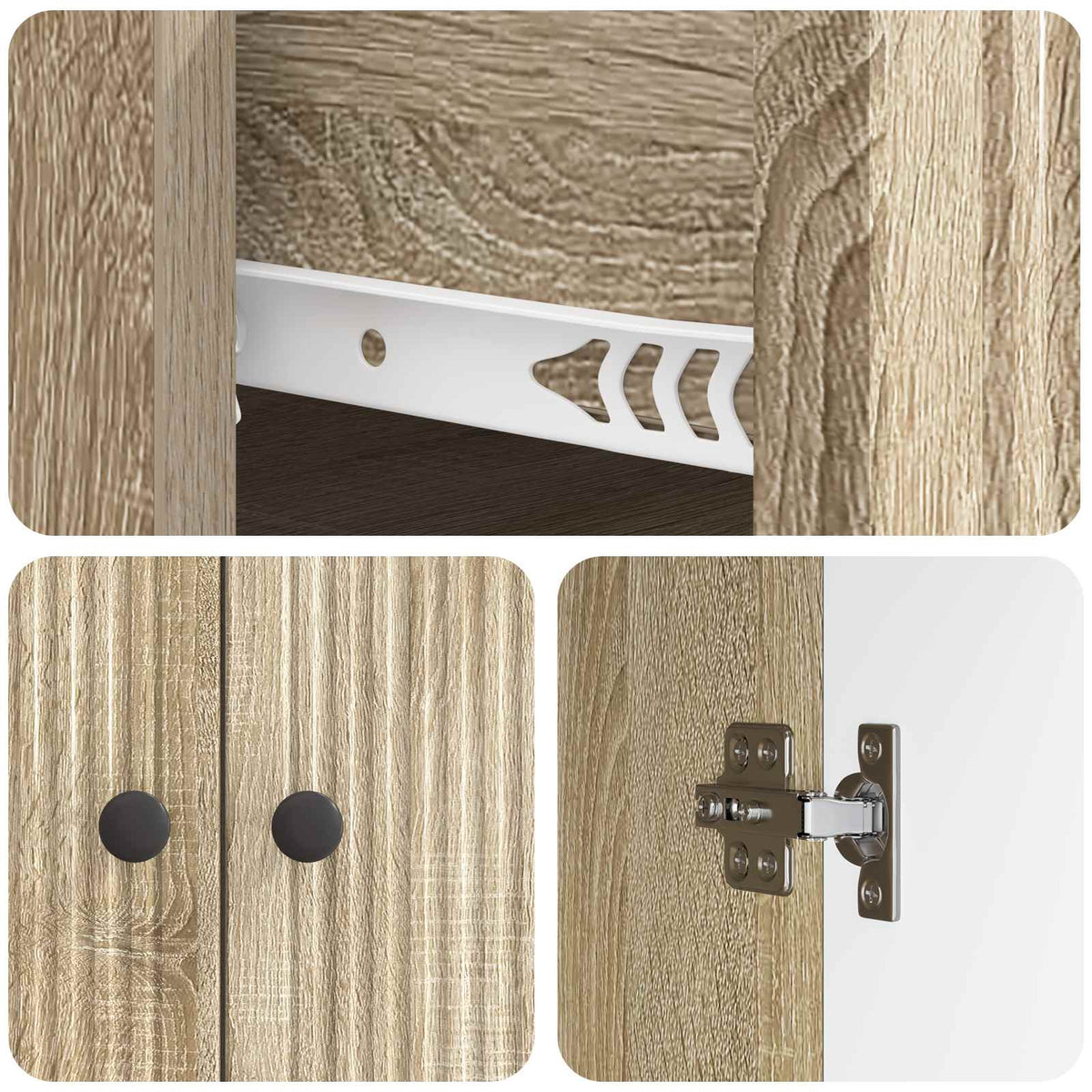 Kreveta Hrast sonoma 66 x 34,5 x 90 cm Konstruirano drvo
