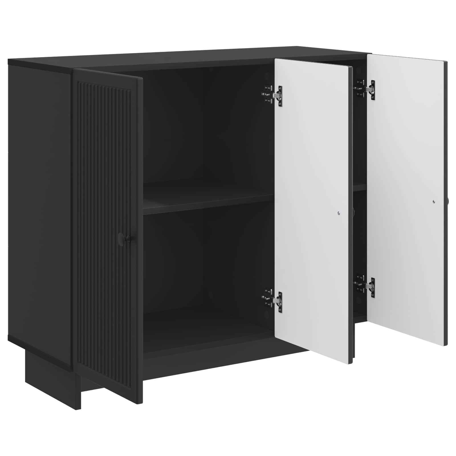 Kreveta Crna 89 x 34,5 x 80 cm Konstruirano drvo