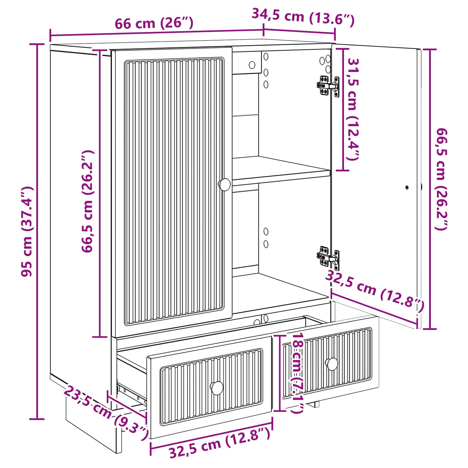Kreveta Sivi Sonoma 66 x 34,5 x 95 cm Konstrukcijsko drvo