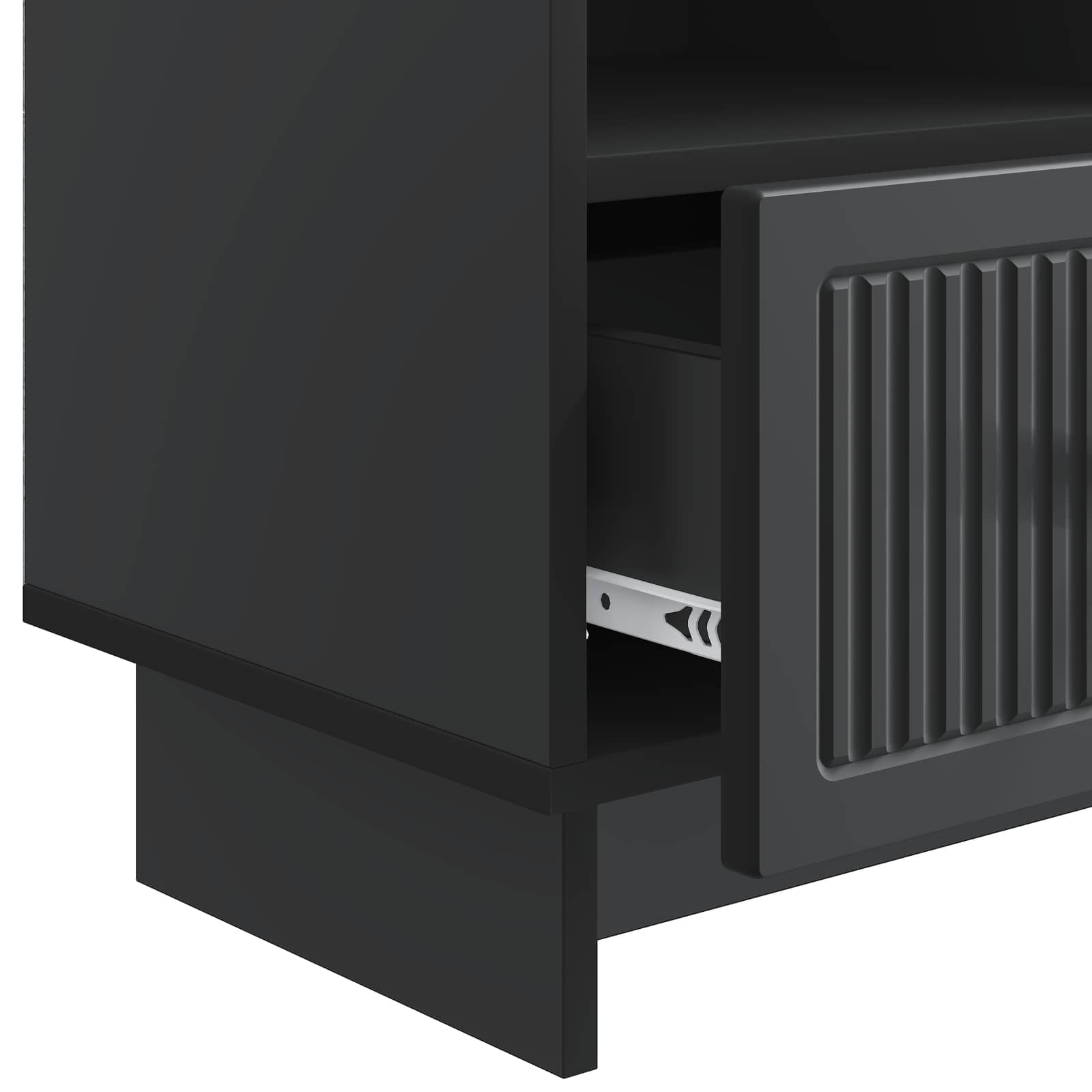 TV ormar s ladicama Crna 102 x 34,5 x 50 cm Konstruirano drvo