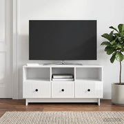 TV ormar s ladicama Bijela visokog sjaja 102 x 34,5 x 50 cm