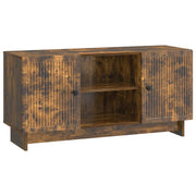 TV ormar 102 x 34,5 x 50 cm Dimljeni hrast Konstruirano drvo
