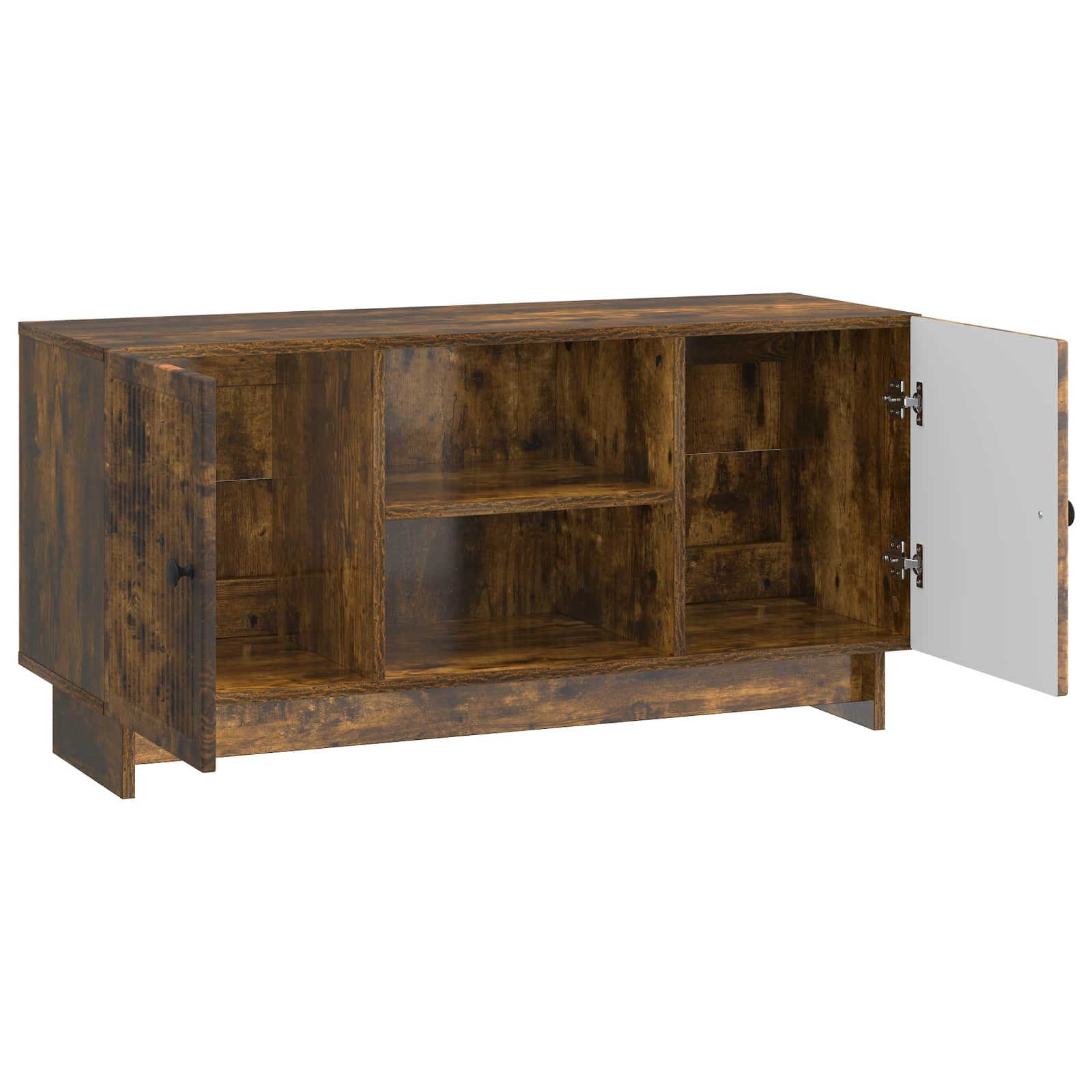 TV ormar 102 x 34,5 x 50 cm Dimljeni hrast Konstruirano drvo
