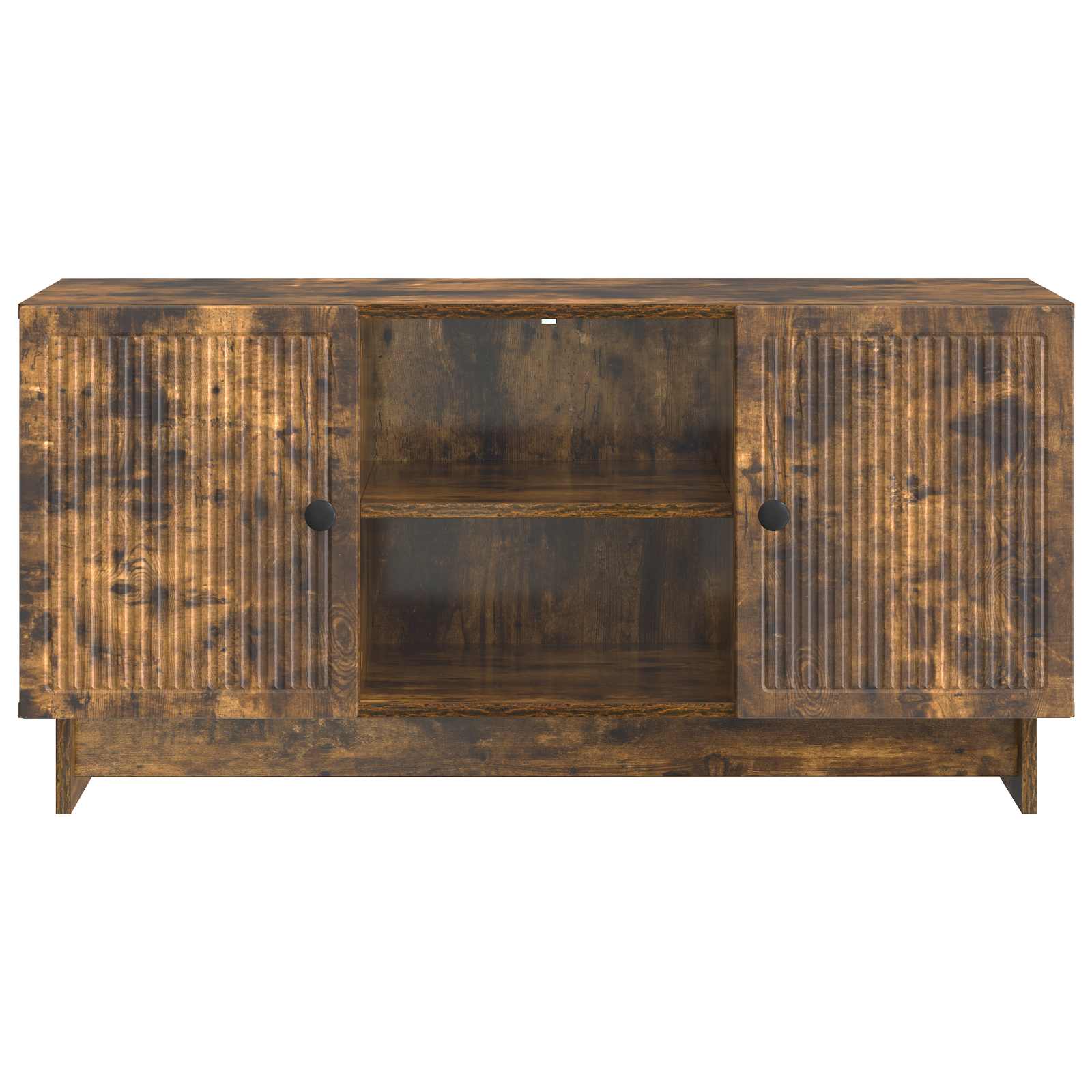 TV ormar 102 x 34,5 x 50 cm Dimljeni hrast Konstruirano drvo
