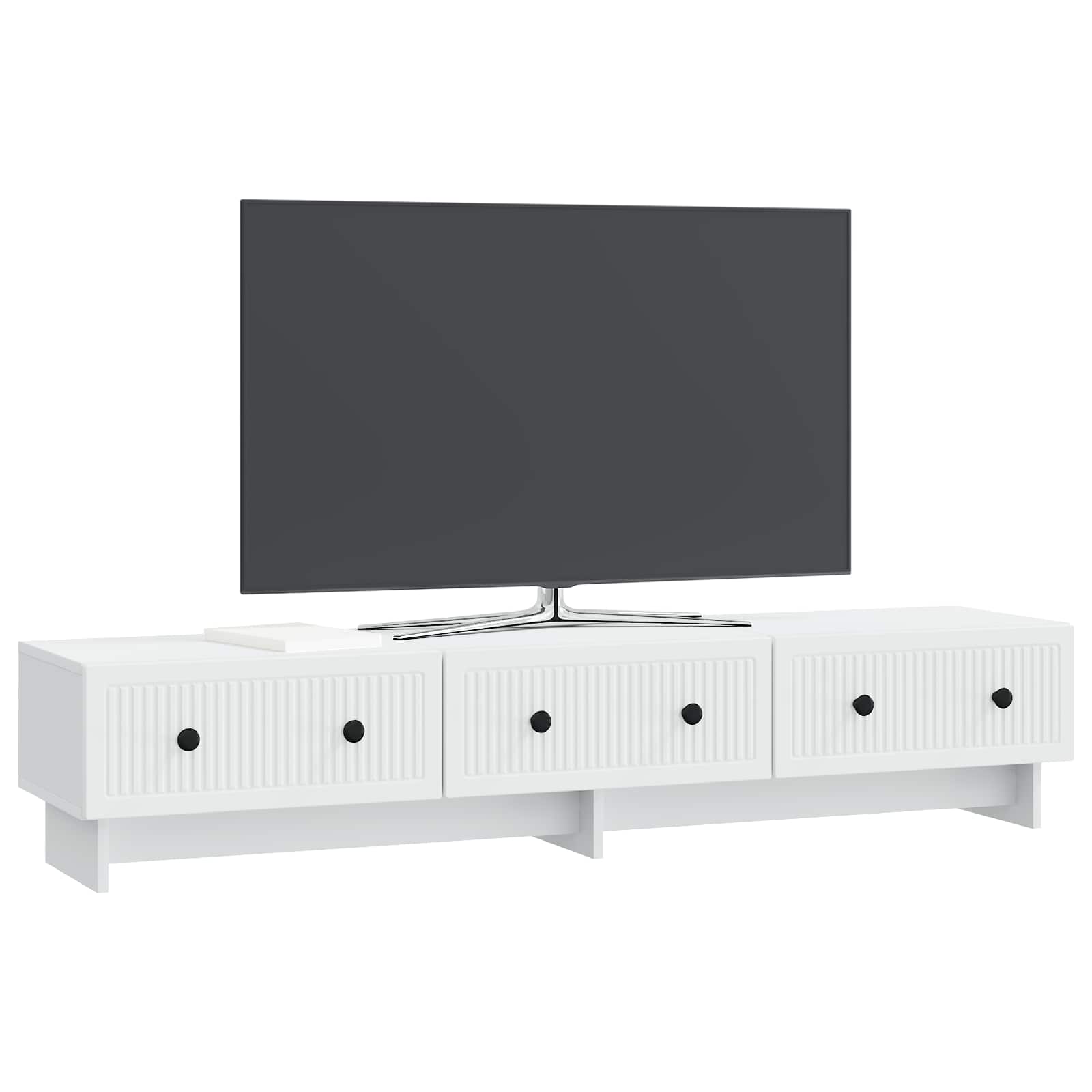 TV ormar s ladicama Bijela 147 x 34,5 x 30 cm Konstruirano drvo
