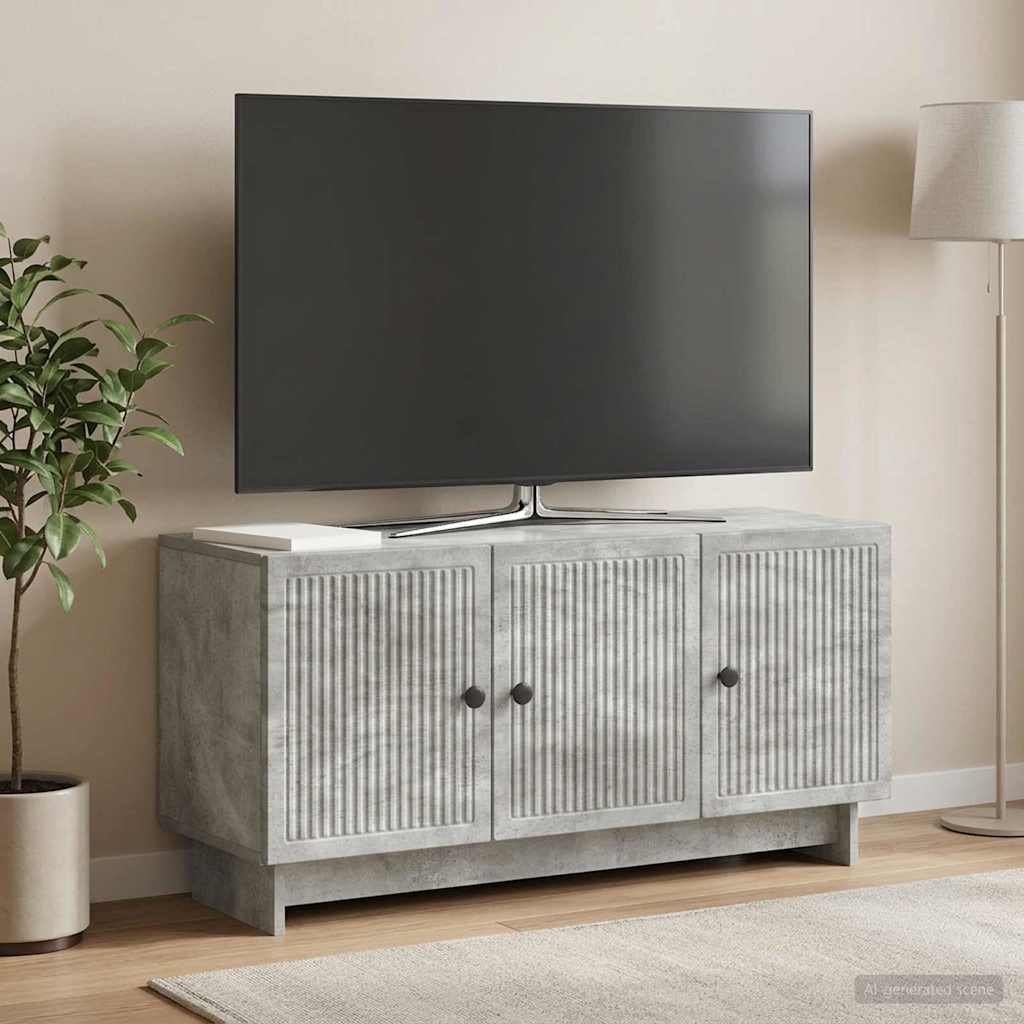 TV ormar Betonska siva 99 x 34,5 x 50 cm Konstruirano drvo