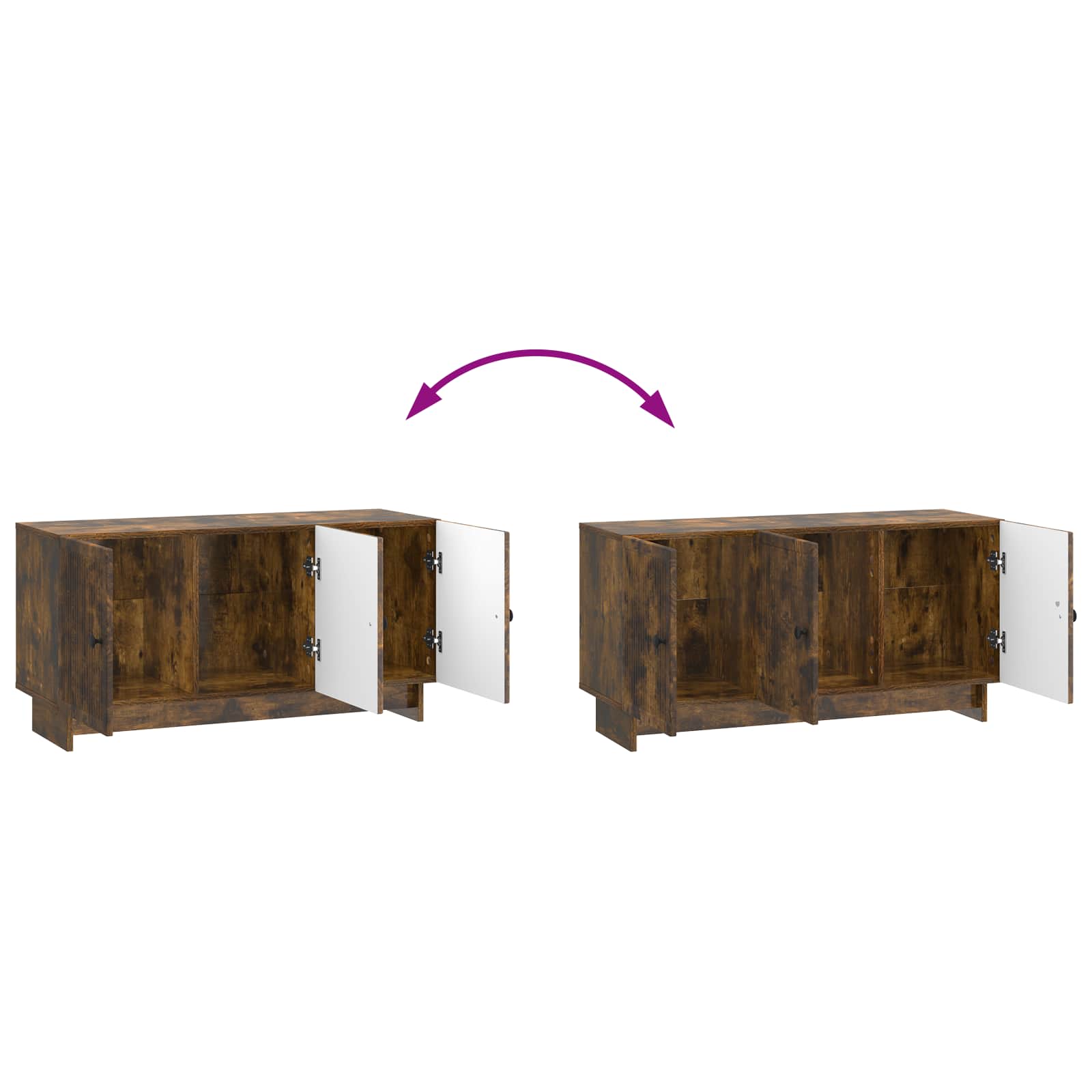 TV ormar Dimljeni hrast 99 x 34,5 x 50 cm Konstruirano drvo