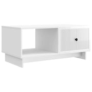 Kava Stol Bijela visokog sjaja 90 x 50 x 40 cm