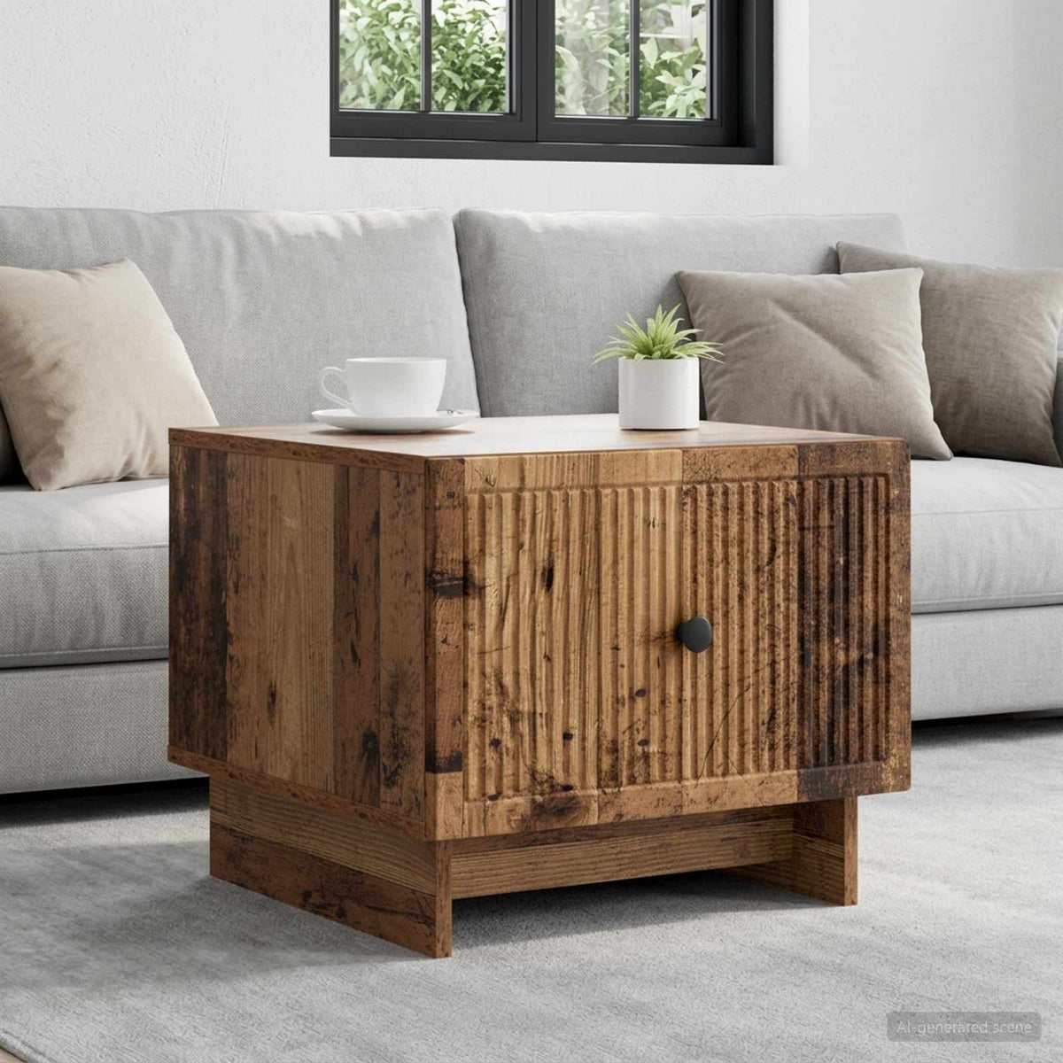 Kava Stol s ladicama 49 x 50 x 40 cm Konstruirano drvo