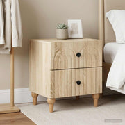 Noćni ormar s ladicama 2 pcs Hrast sonoma 43 x 34,5 x 48 cm