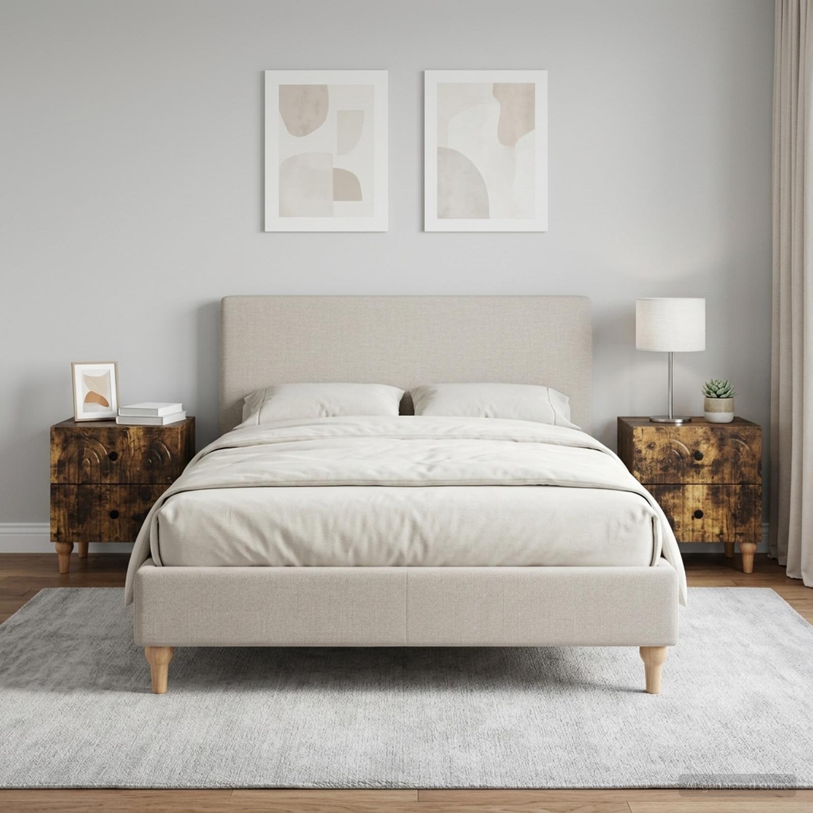 Noćni ormar s ladicama 2 pcs Dimljeni hrast 43 x 34,5 x 48 cm