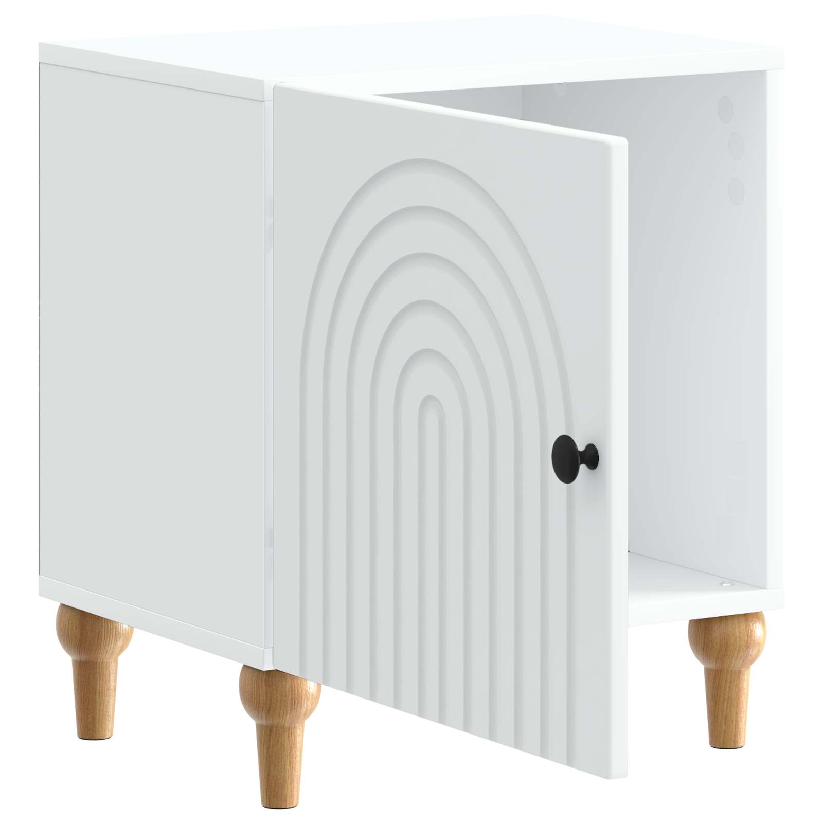 Noćni ormar 2 pcs Bijela 43 x 34,5 x 50 cm Konstruirano drvo