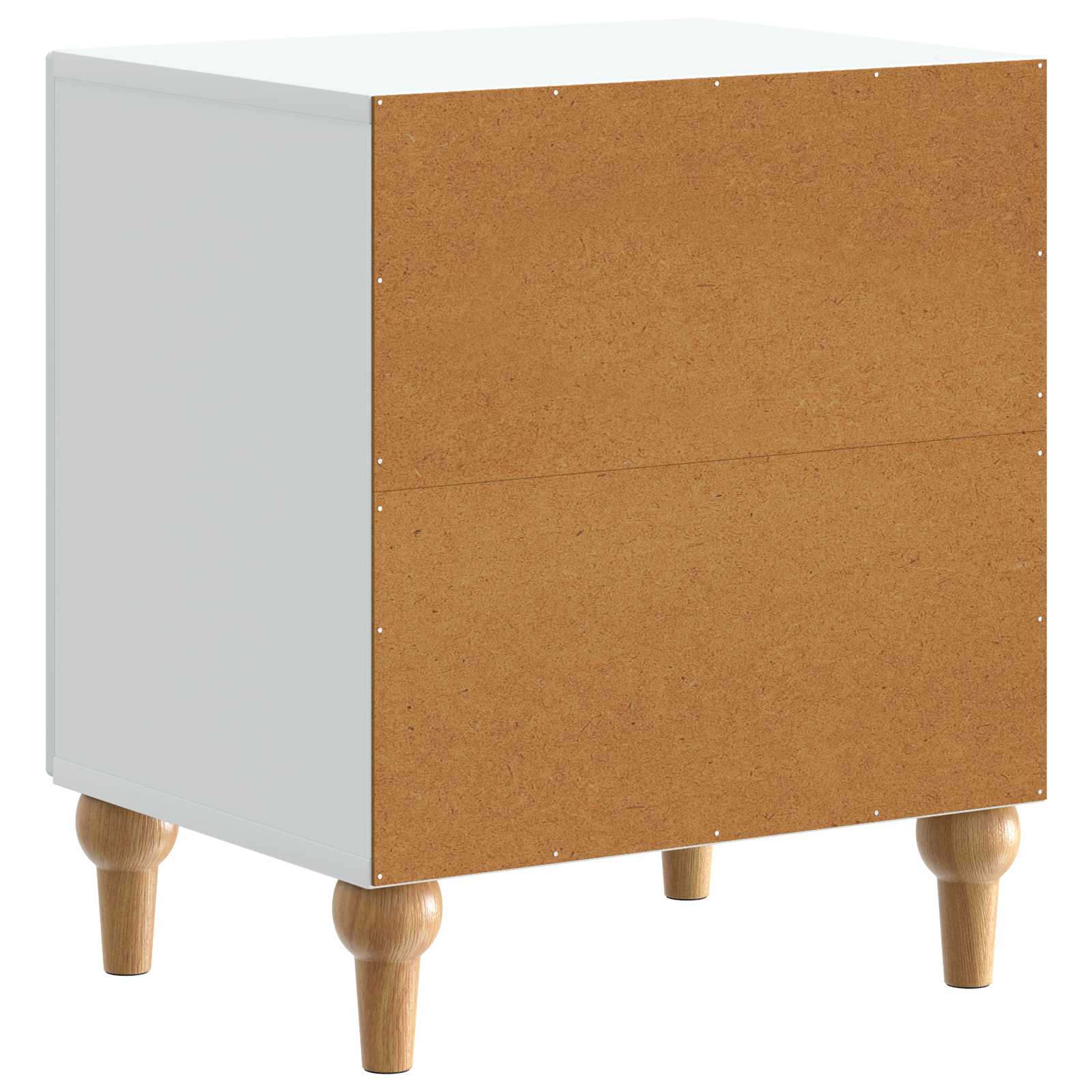 Noćni ormar 2 pcs Bijela 43 x 34,5 x 50 cm Konstruirano drvo