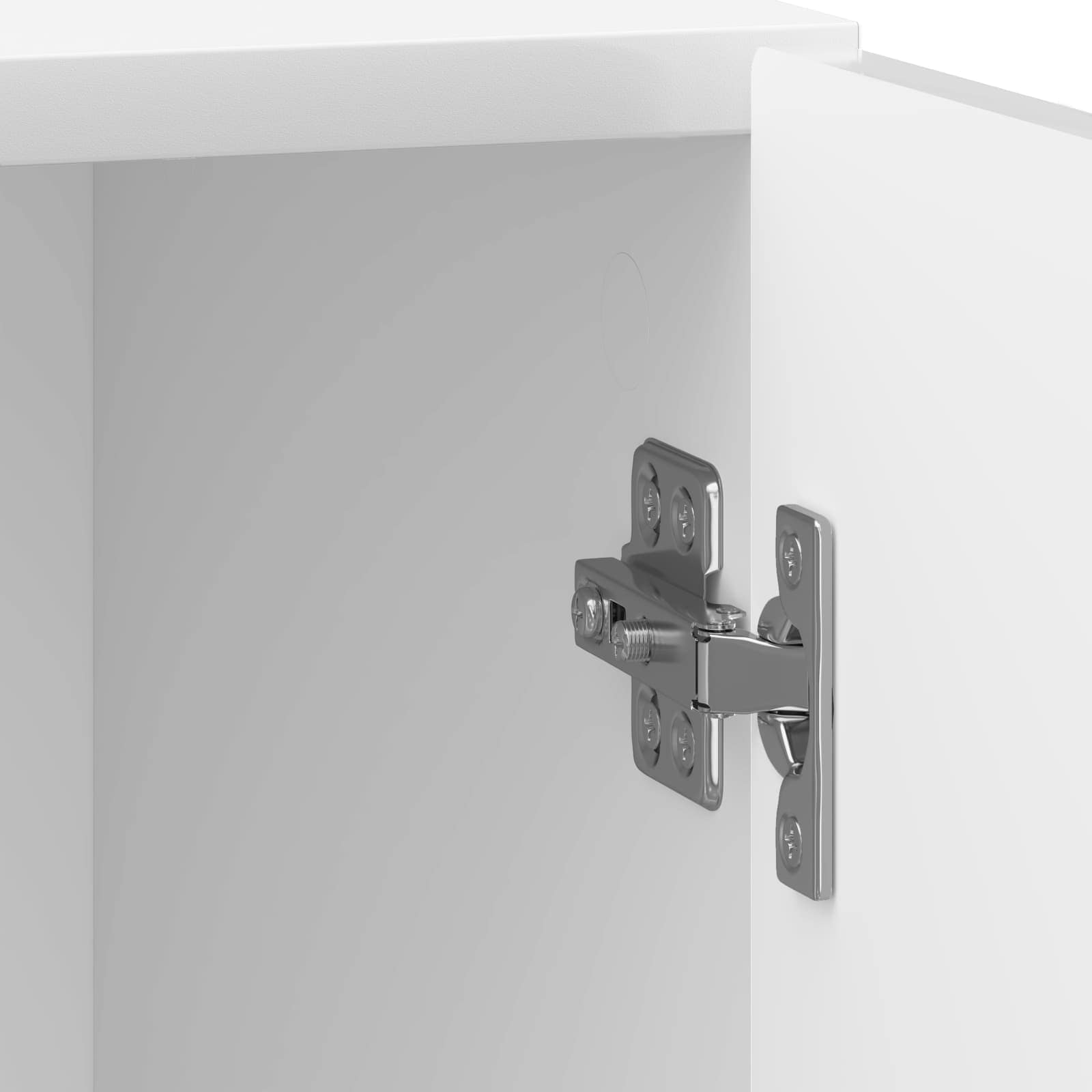 Noćni ormar 2 pcs Bijela visokog sjaja 43 x 34,5 x 50 cm