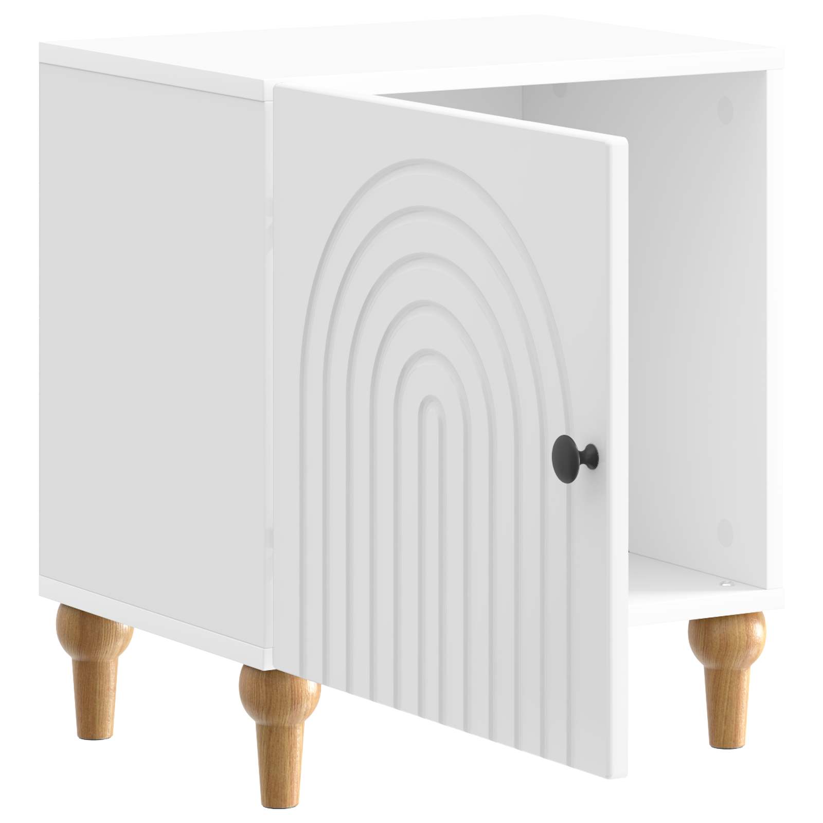 Noćni ormar 2 pcs Bijela visokog sjaja 43 x 34,5 x 50 cm