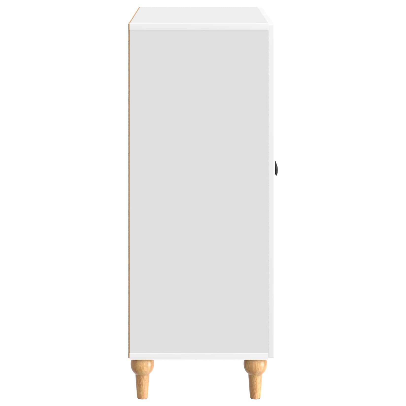 Kreveta Bijela visokog sjaja 66 x 34,5 x 90 cm