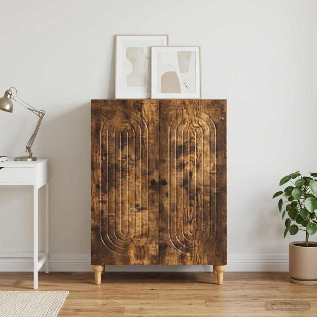 Kreveta Dimljeni hrast 66 x 34,5 x 90 cm Konstruirano drvo