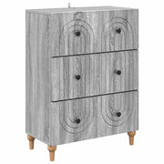 Ormar s ladicama Siva sonoma 66 x 34,5 x 90 cm