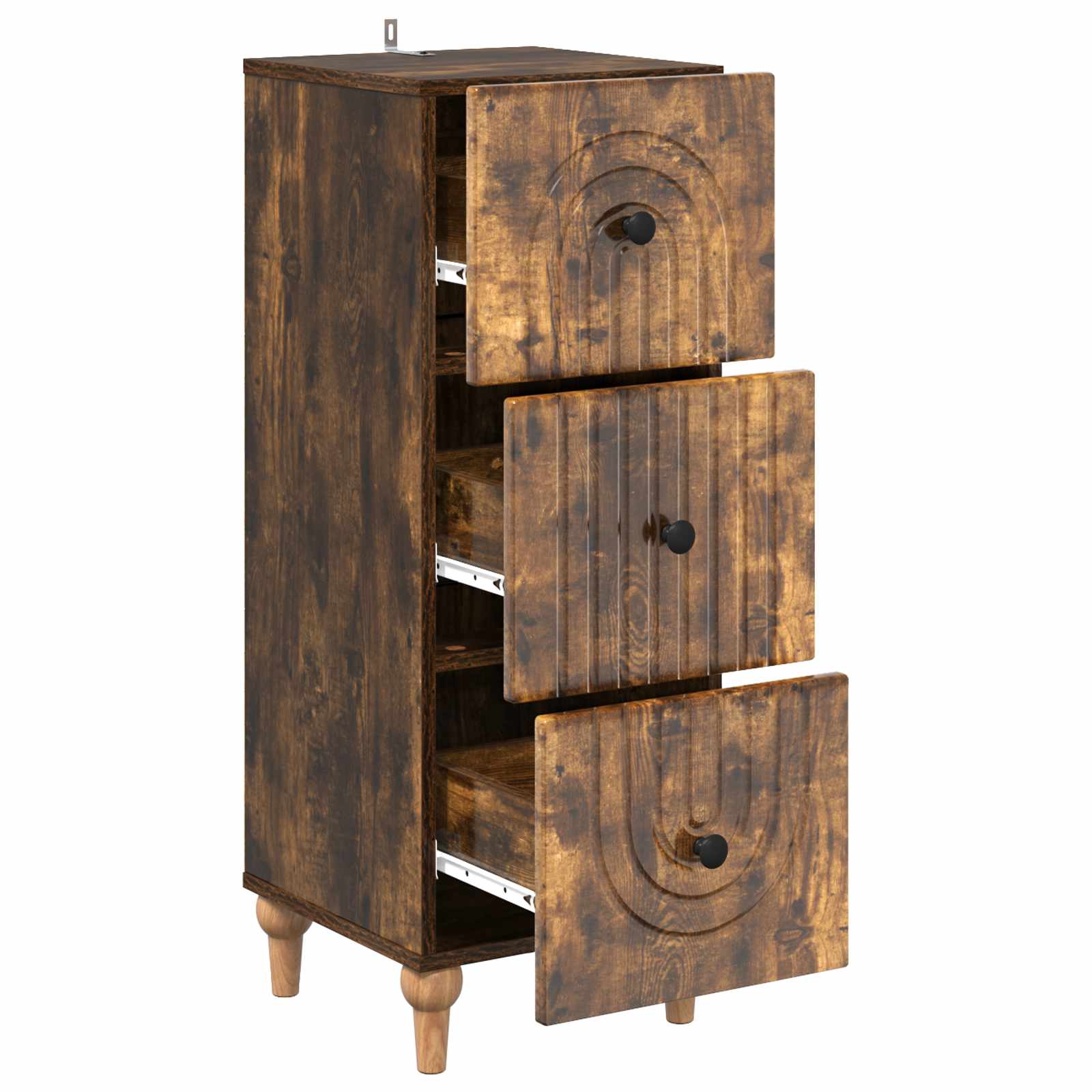 Ormar s ladicama Dimljeni hrast 33 x 34,5 x 90 cm