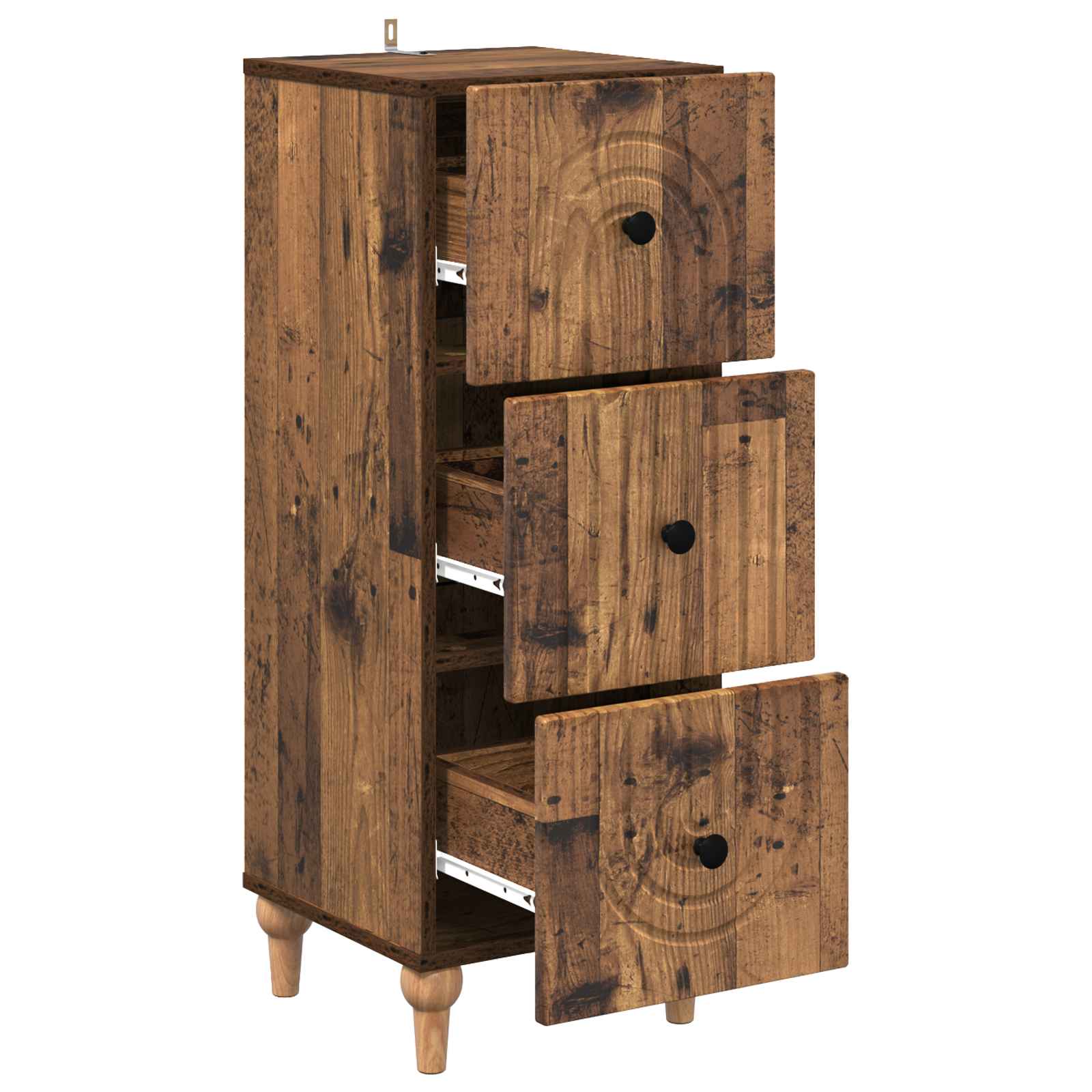 Ormar s ladicama Staro drvo 33 x 34,5 x 90 cm Konstruirano drvo