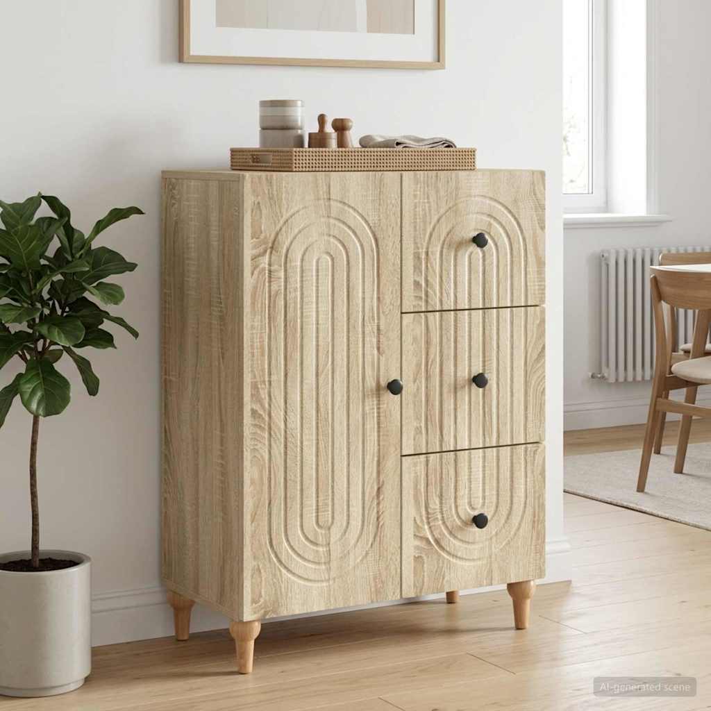 Kreveta Hrast sonoma 66 x 34,5 x 90 cm Konstruirano drvo