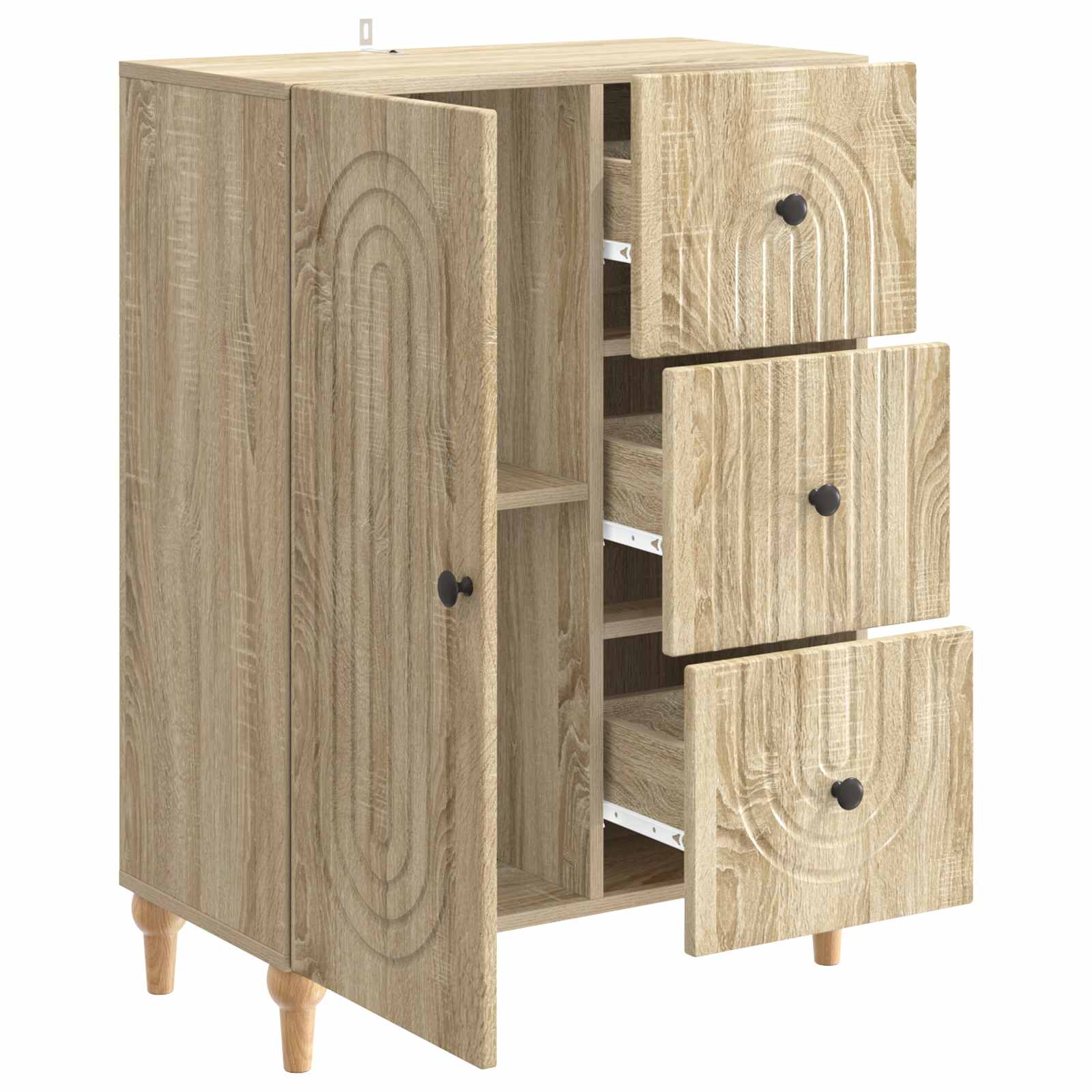 Kreveta Hrast sonoma 66 x 34,5 x 90 cm Konstruirano drvo