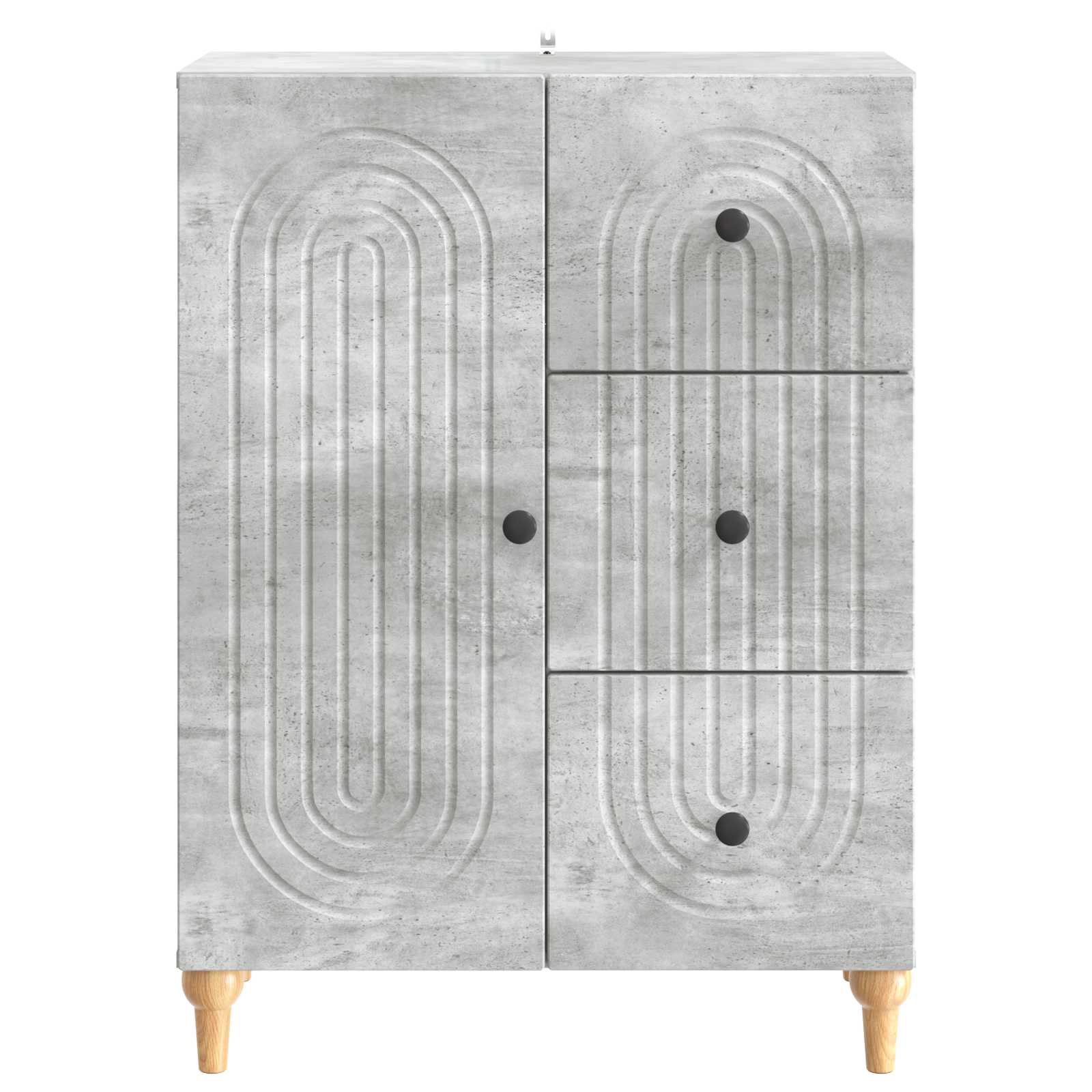 Kreveta Betonska siva 66 x 34,5 x 90 cm Konstruirano drvo
