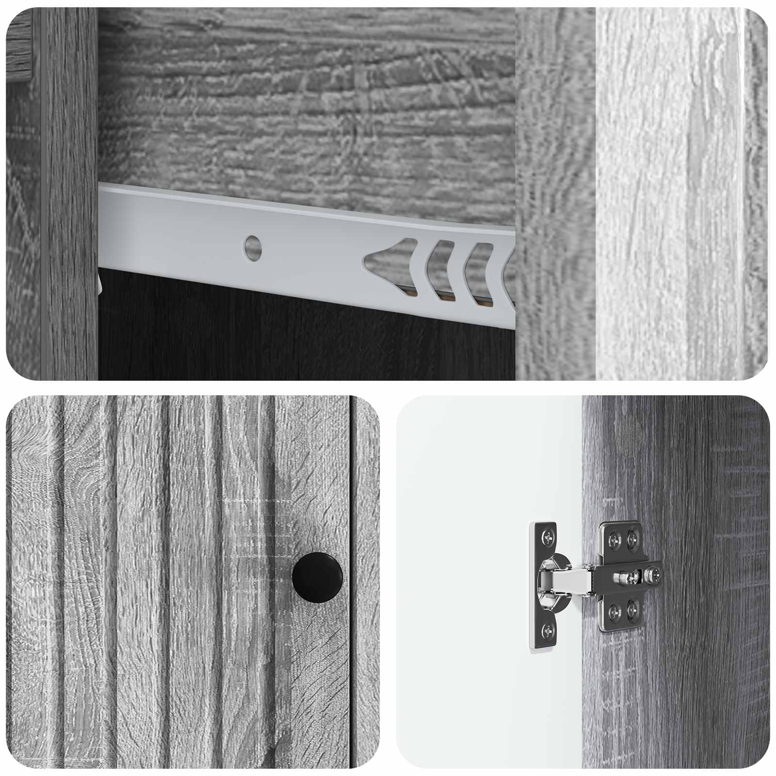 Kreveta Siva sonoma 66 x 34,5 x 90 cm Konstruirano drvo