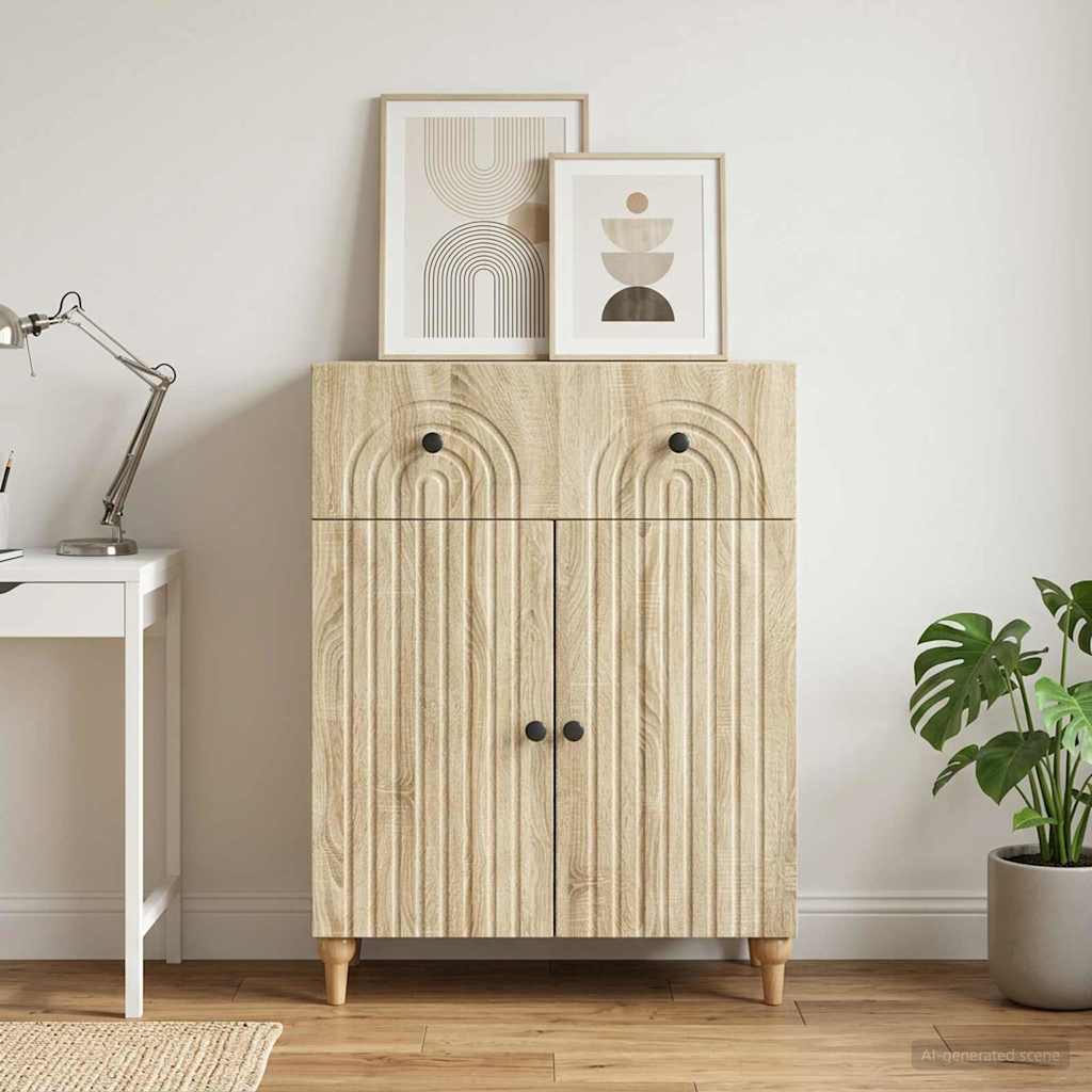 Kreveta Hrast sonoma 66 x 34,5 x 90 cm Konstruirano drvo