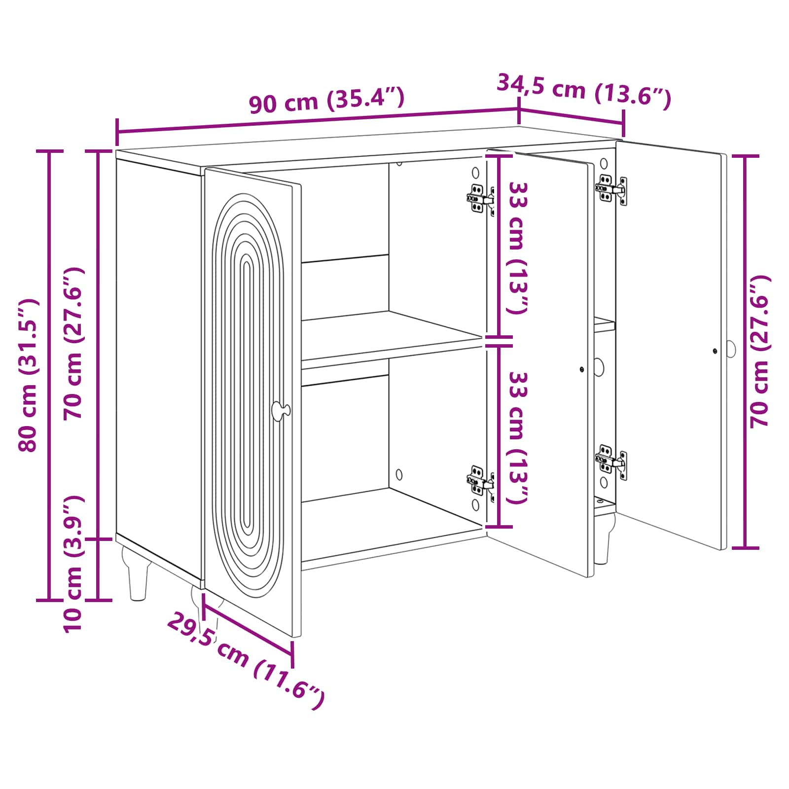 Kreveta Crna 89 x 34,5 x 80 cm Konstruirano drvo