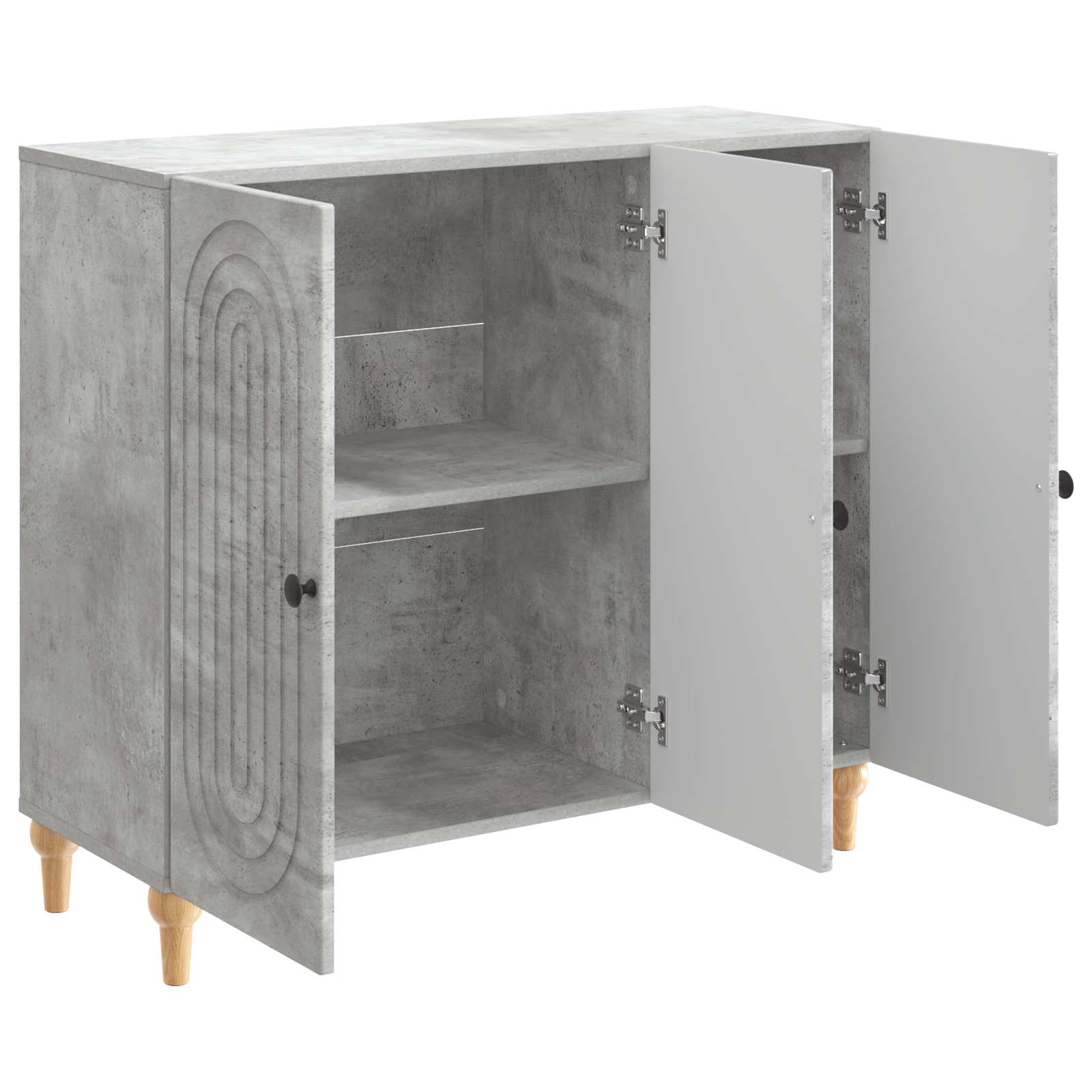 Kreveta Betonska siva 89 x 34,5 x 80 cm Konstruirano drvo