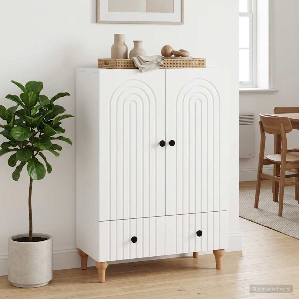Kreveta Bijela 66 x 34,5 x 95 cm Konstruirano drvo